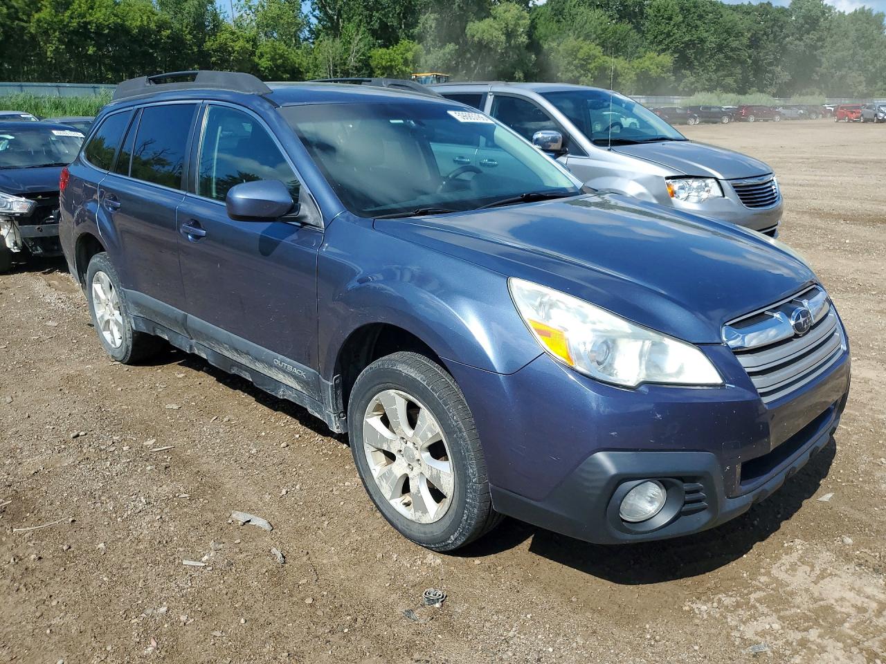2013 Subaru Outback 2.5i Premium Blue vin: 4S4BRCCC9D3296531