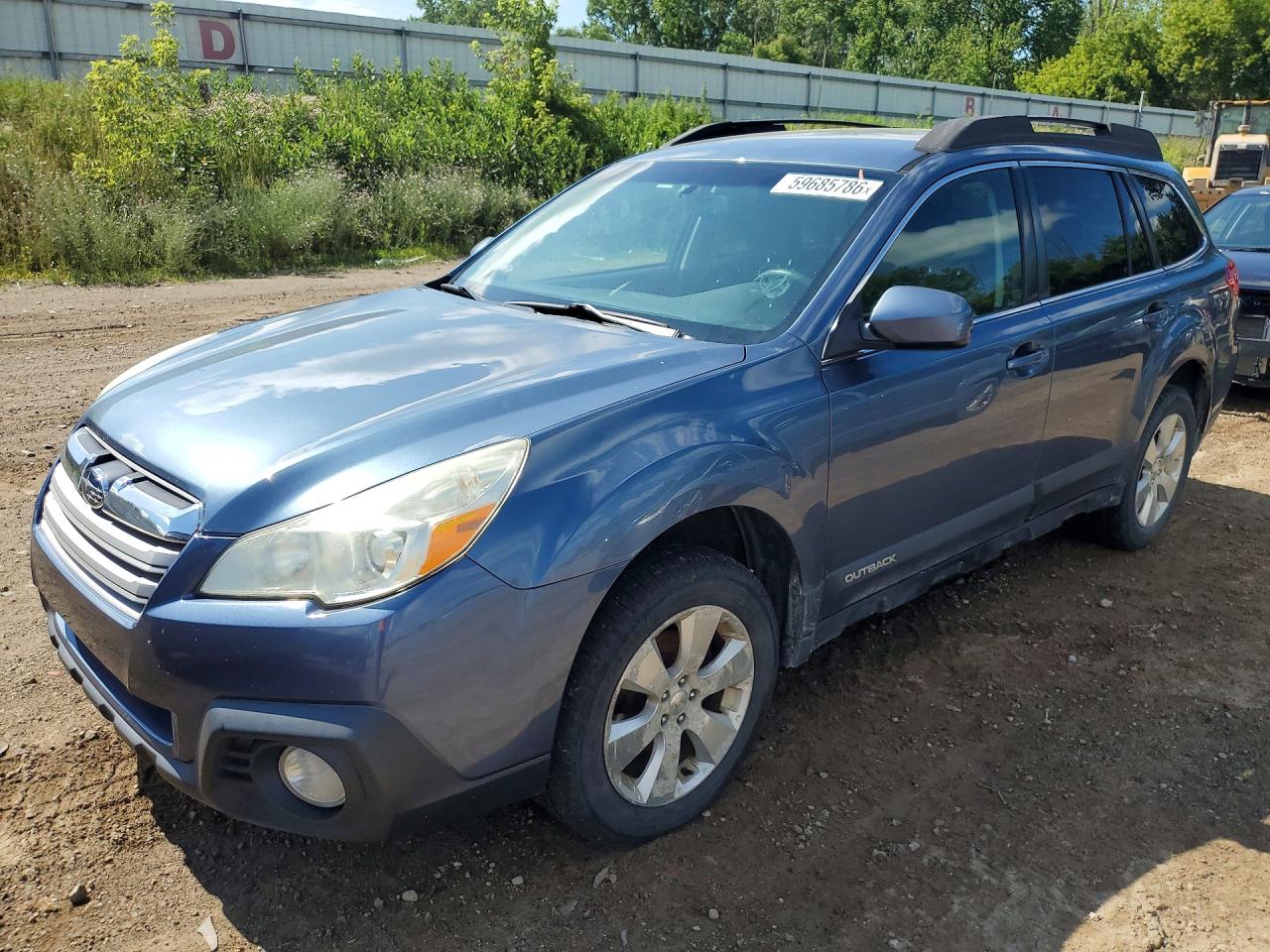 2013 Subaru Outback 2.5i Premium Blue vin: 4S4BRCCC9D3296531