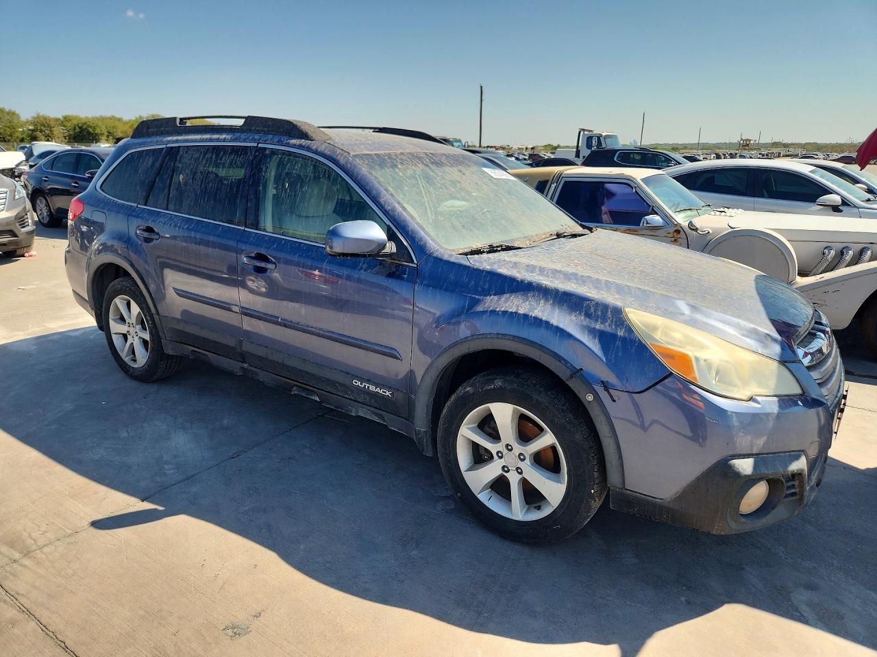 2014 Subaru Outback 2.5i Premium Синий vin: 4S4BRCCC9E3310705