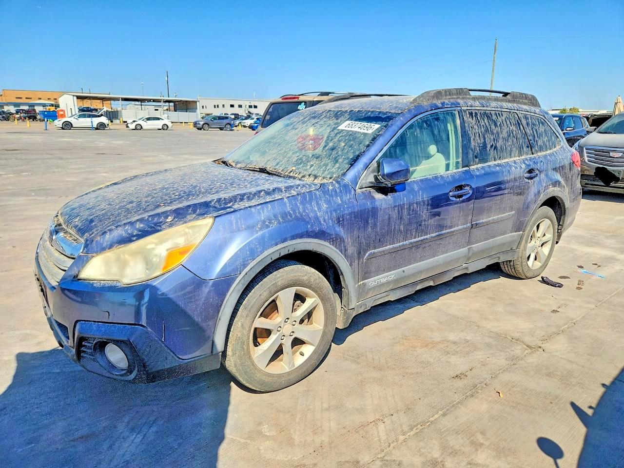 2014 Subaru Outback 2.5i Premium Синий vin: 4S4BRCCC9E3310705