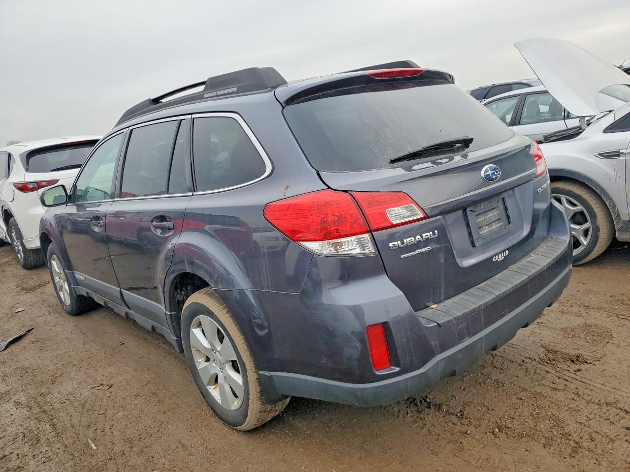 2011 Subaru Outback 2.5i Premium Gray vin: 4S4BRCCCXB3331574
