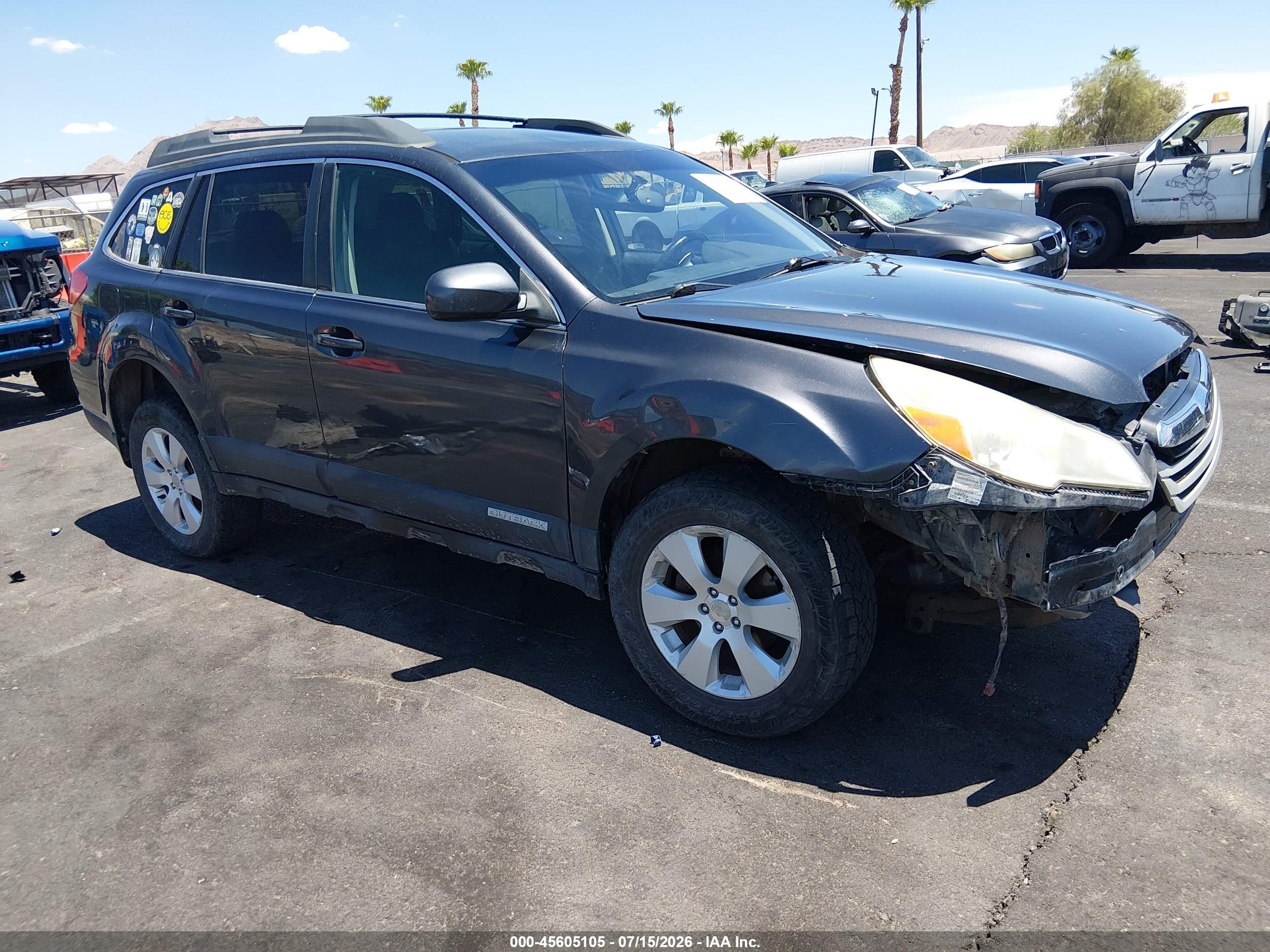 2012 Subaru Outback 2.5i Premium Gray vin: 4S4BRCCCXC3252603