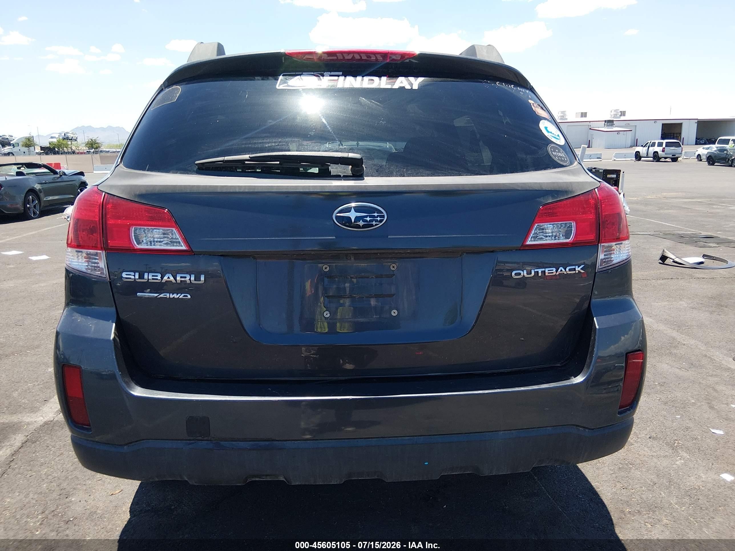 2012 Subaru Outback 2.5i Premium Gray vin: 4S4BRCCCXC3252603
