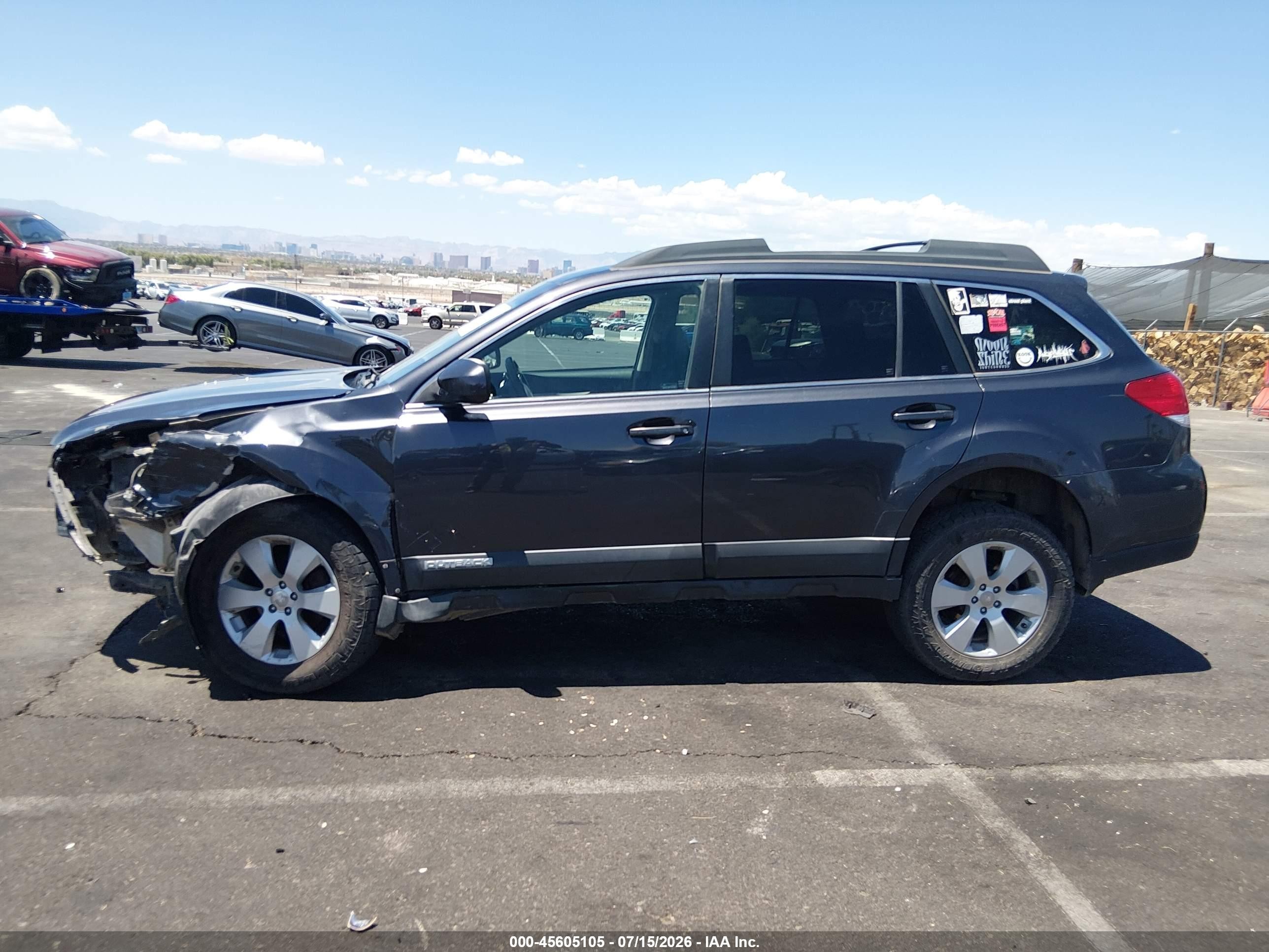 2012 Subaru Outback 2.5i Premium Gray vin: 4S4BRCCCXC3252603