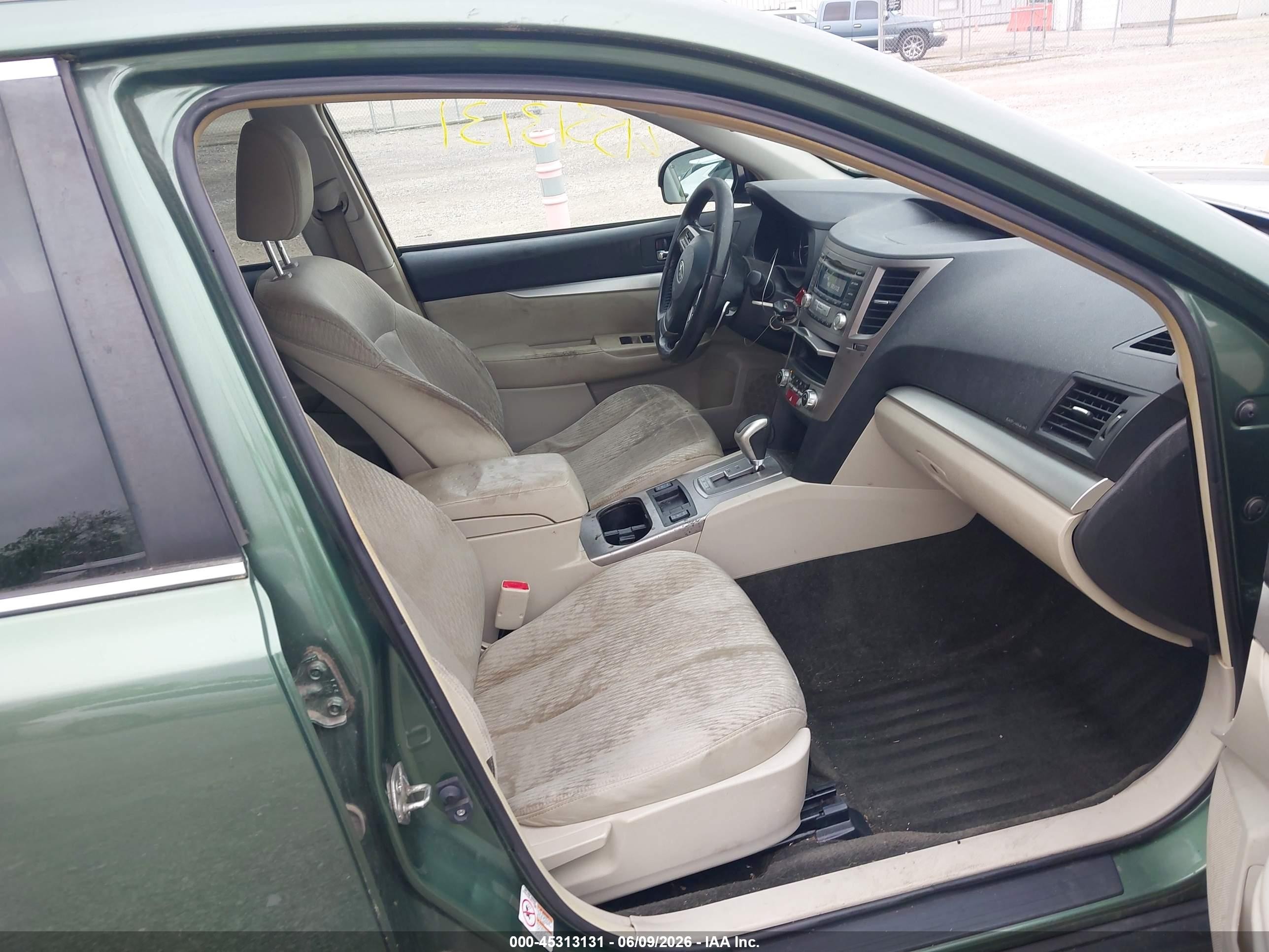 2012 Subaru Outback 2.5i Premium Green vin: 4S4BRCCCXC3253010