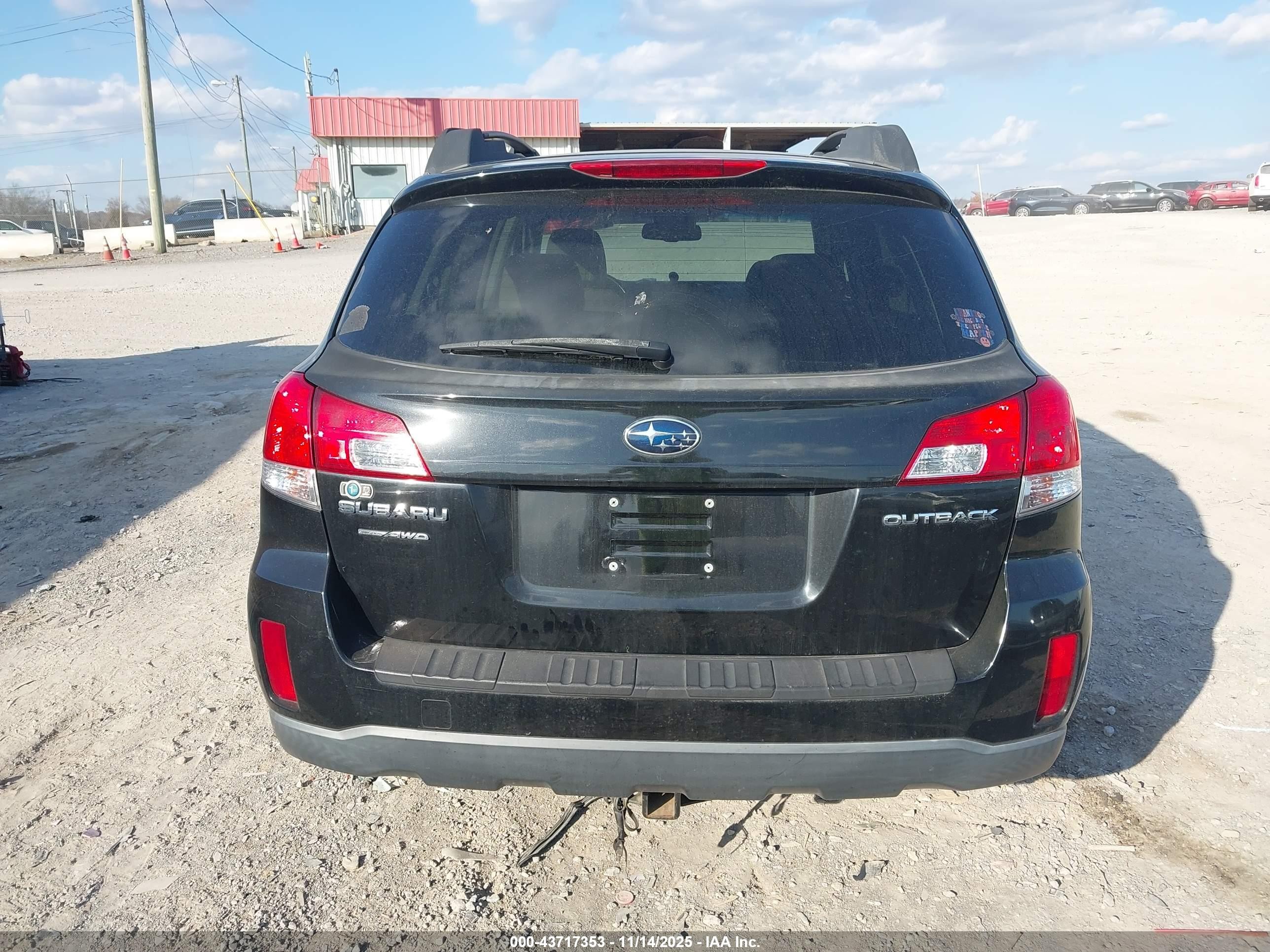 2012 Subaru Outback 2.5i Premium Black vin: 4S4BRCCCXC3300844