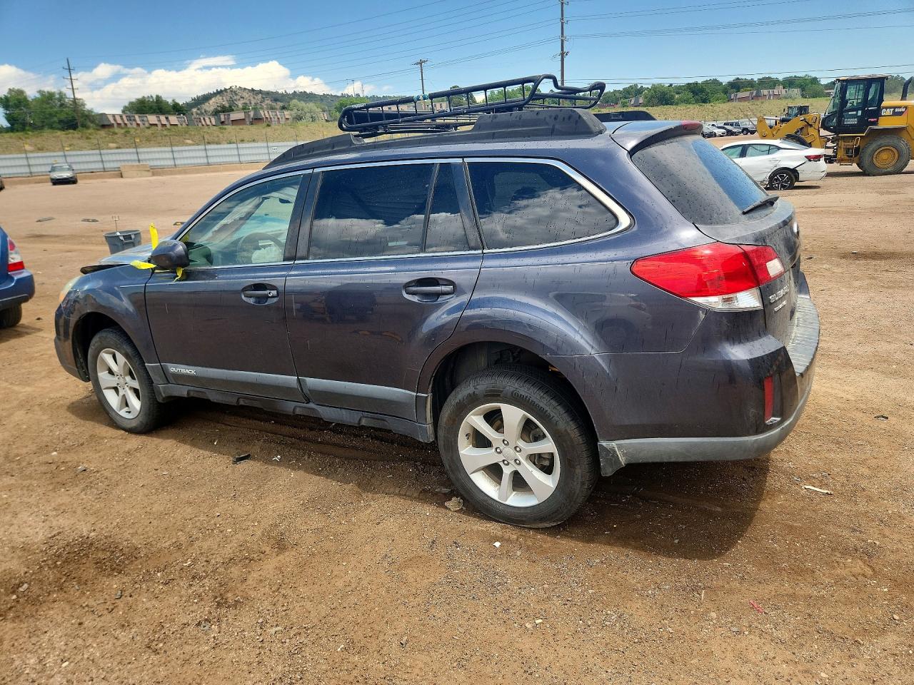 2013 Subaru Outback 2.5i Premium Gray vin: 4S4BRCCCXD1229707