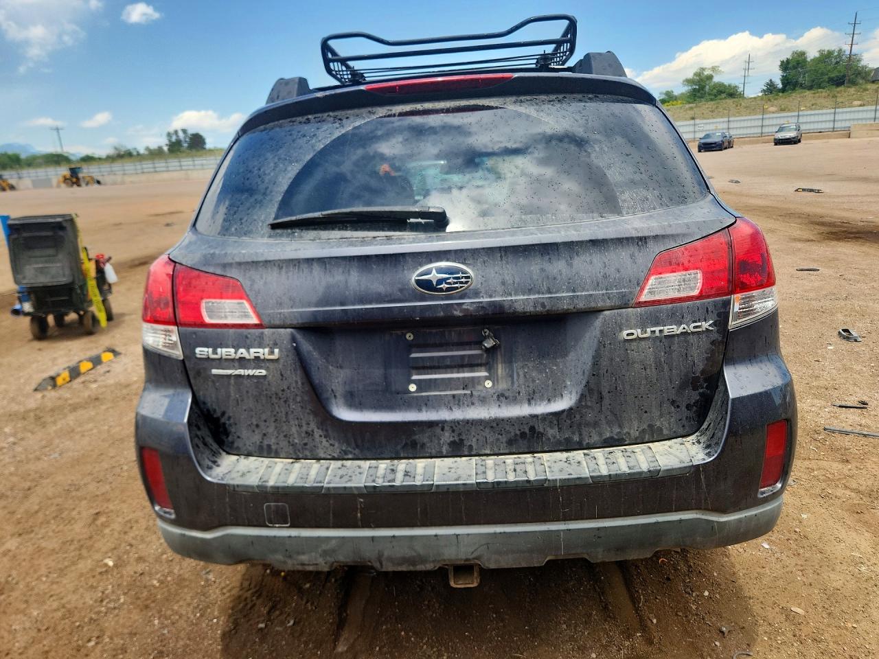 2013 Subaru Outback 2.5i Premium Gray vin: 4S4BRCCCXD1229707