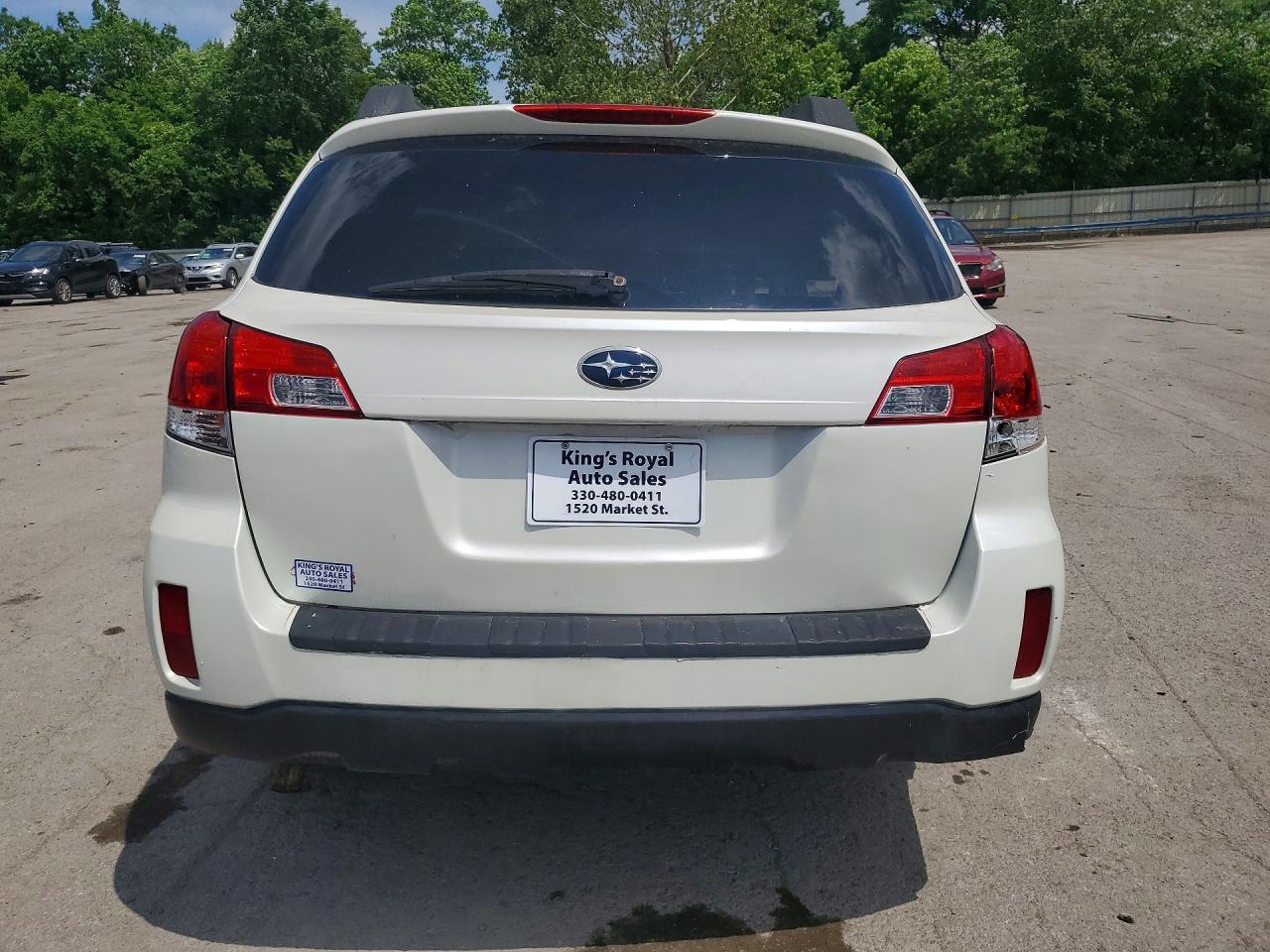 2013 Subaru Outback 2.5i Premium Белый vin: 4S4BRCCCXD3207338