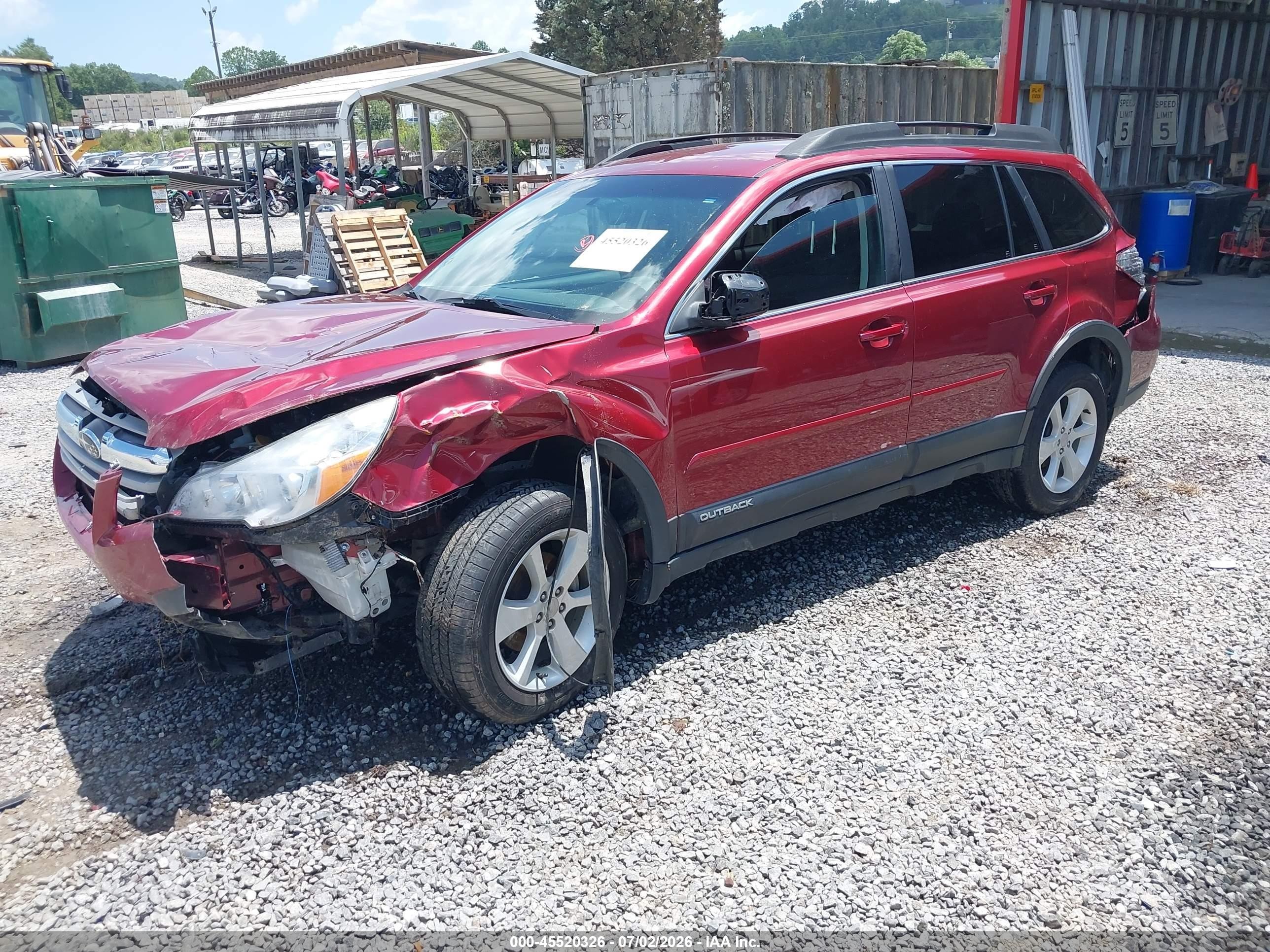 2014 Subaru Outback 2.5i Premium Темно-бордовый vin: 4S4BRCCCXE3263930
