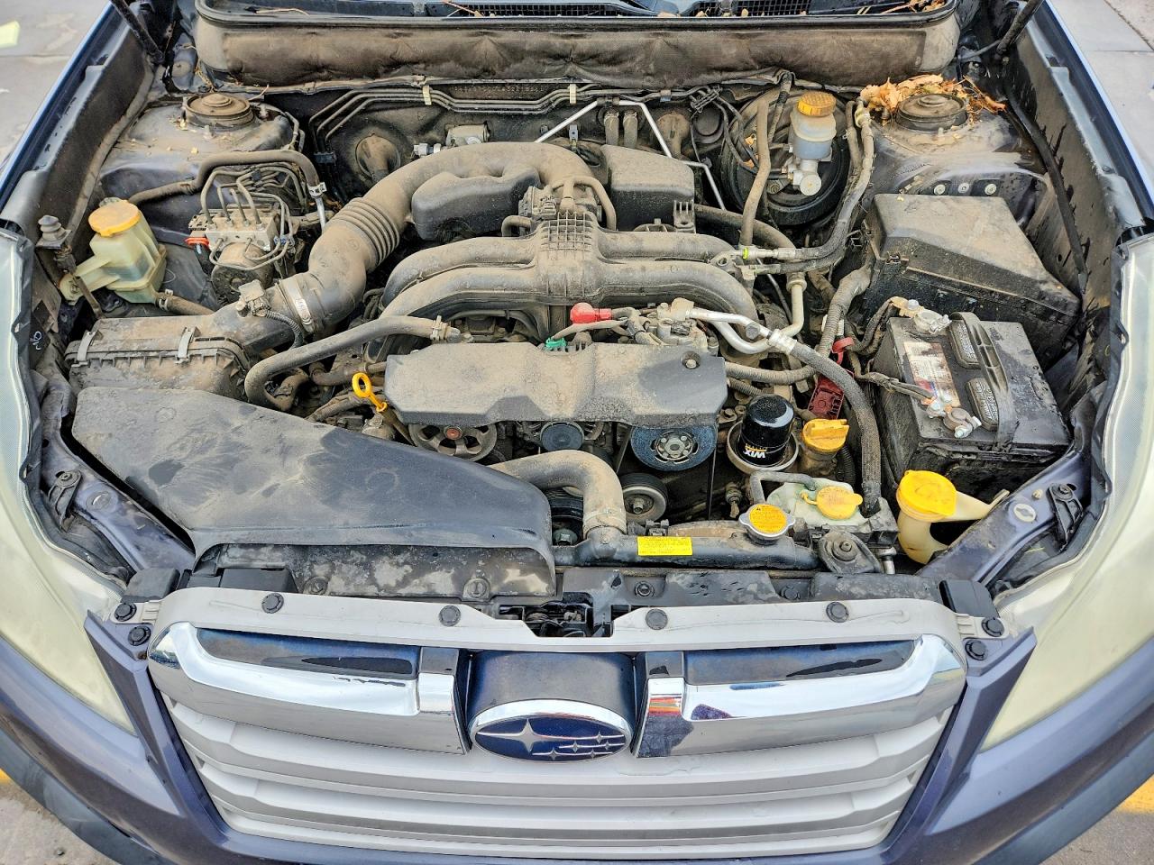 2014 Subaru Outback 2.5i Premium Gray vin: 4S4BRCCCXE3291856