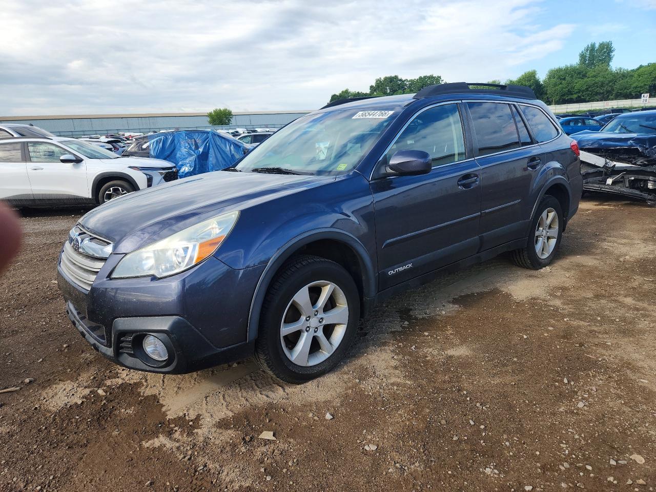 2014 Subaru Outback 2.5i Premium Blue vin: 4S4BRCCCXE3293123