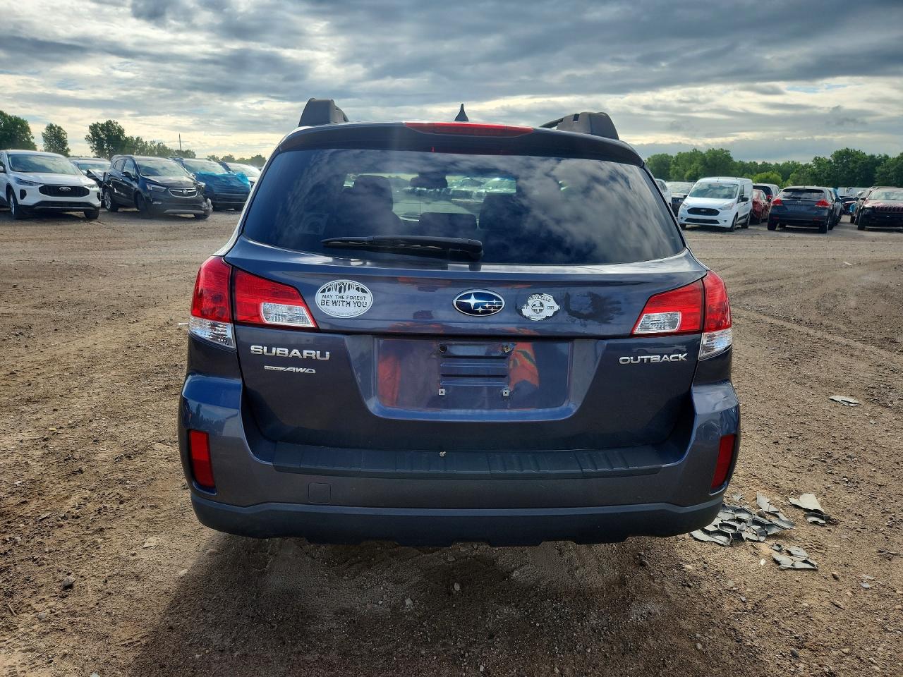 2014 Subaru Outback 2.5i Premium Синий vin: 4S4BRCCCXE3293123
