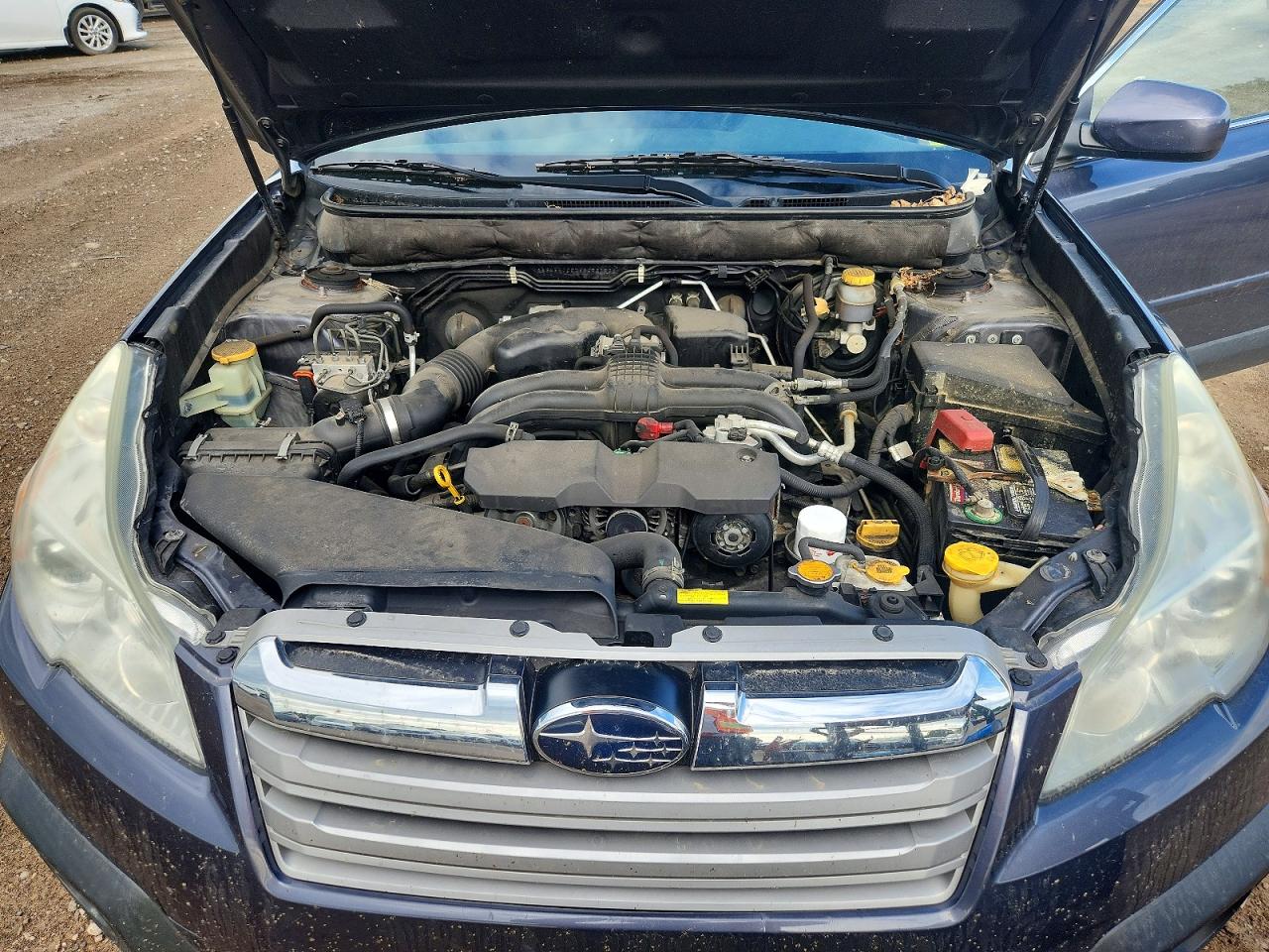 2014 Subaru Outback 2.5i Premium Синий vin: 4S4BRCCCXE3293123