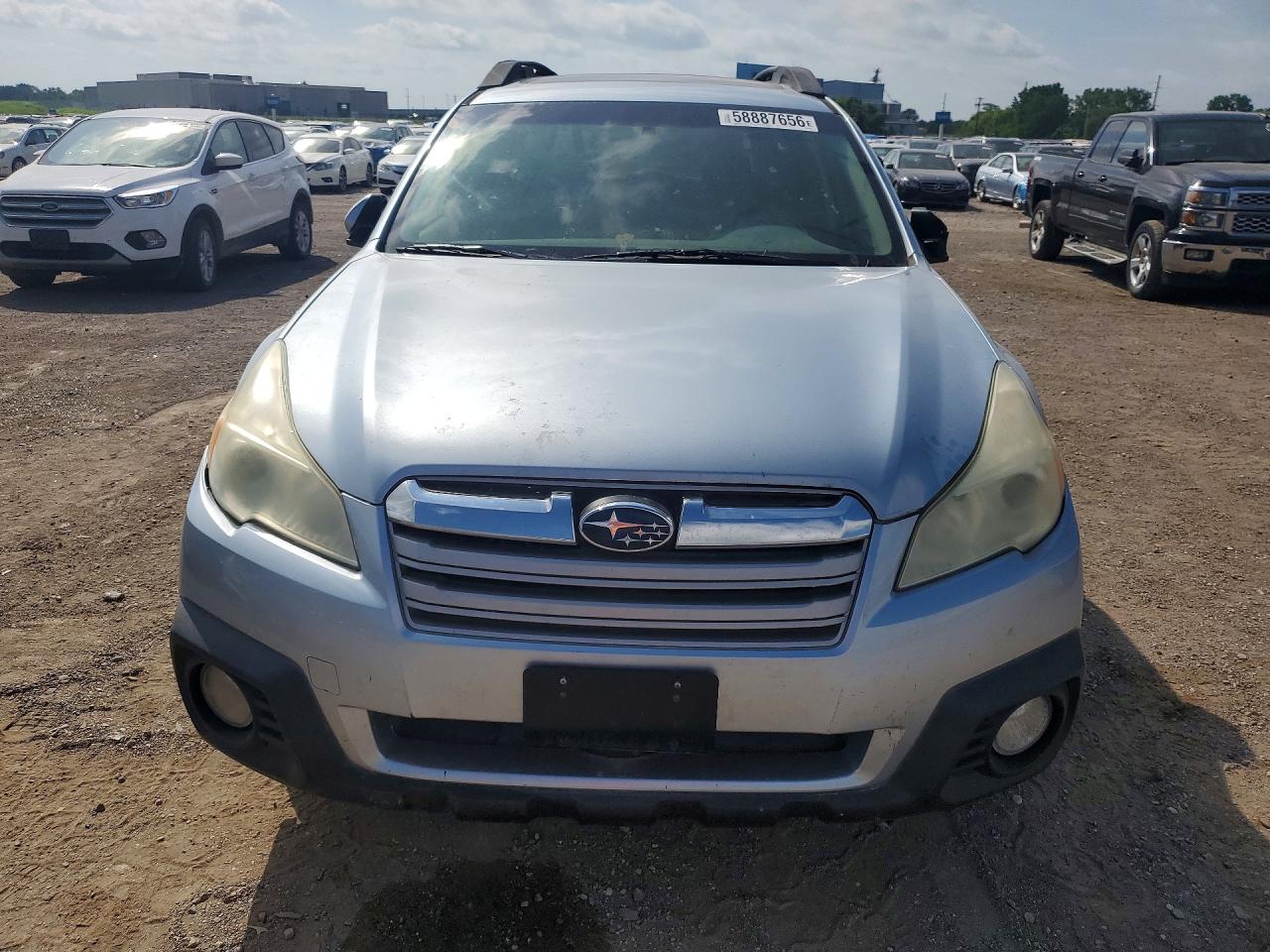 2014 Subaru Outback 2.5i Premium Silver vin: 4S4BRCDC1E3248327