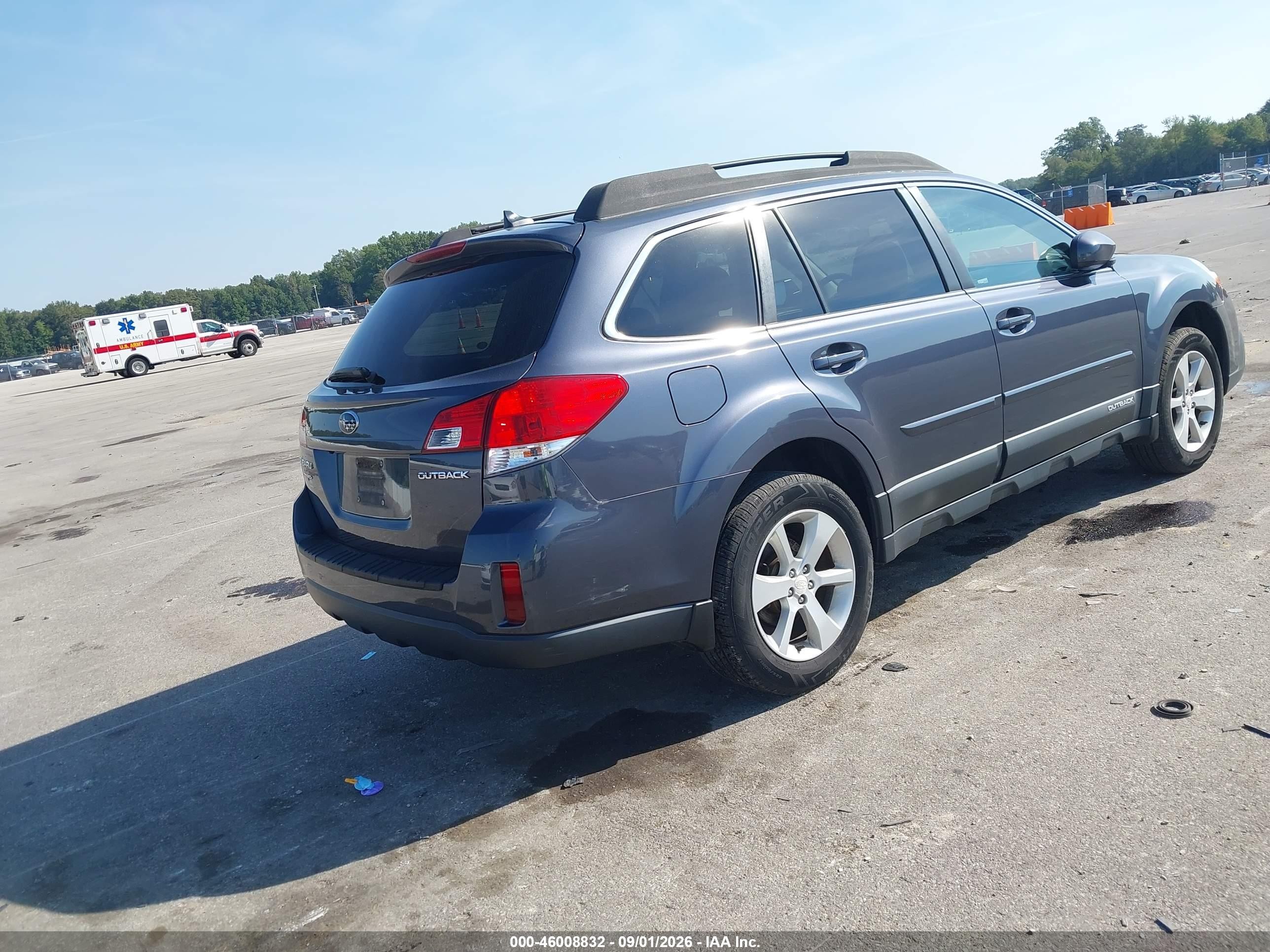 2014 Subaru Outback 2.5i Premium Gray vin: 4S4BRCDC4E3266174