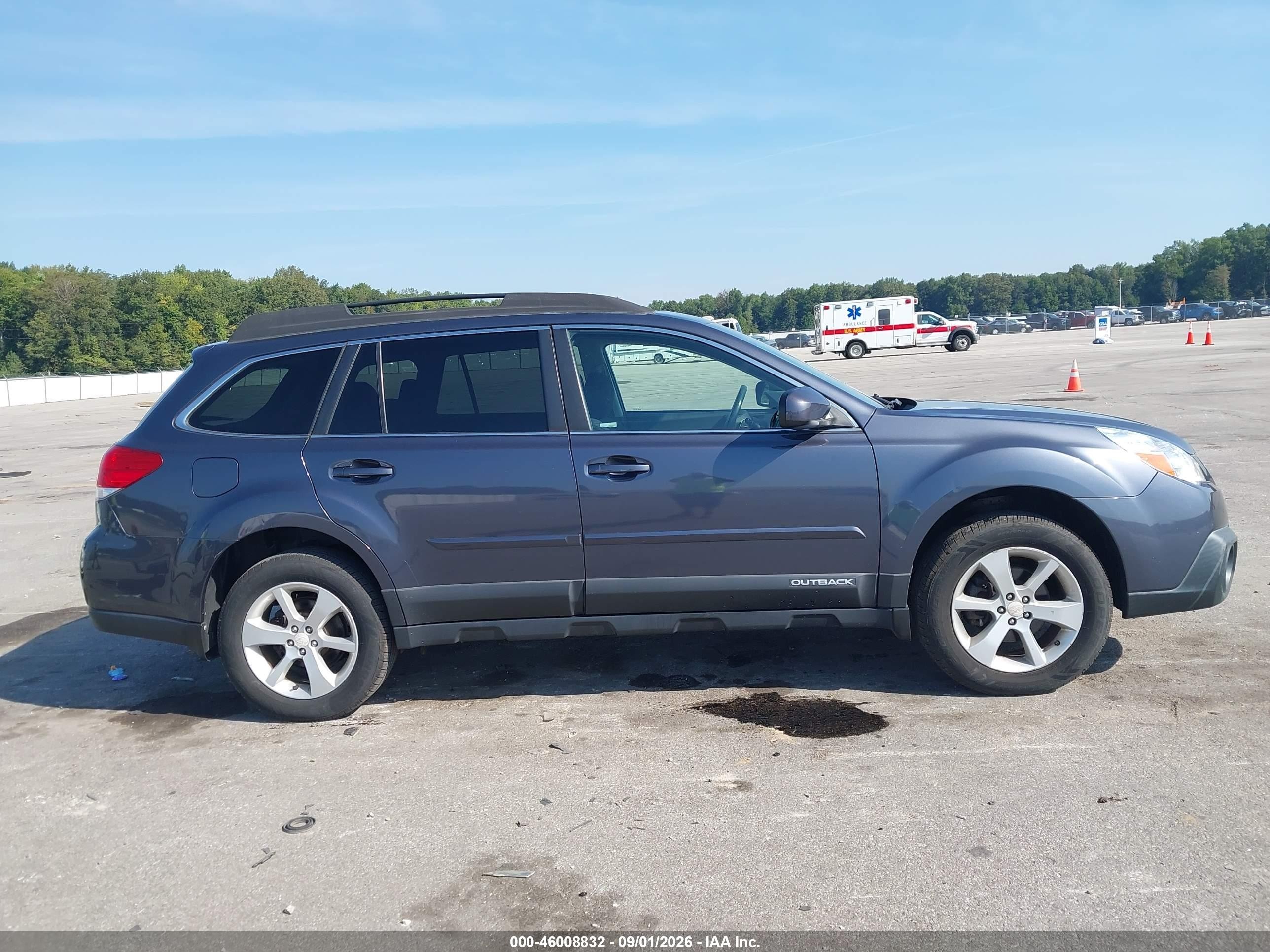 2014 Subaru Outback 2.5i Premium Gray vin: 4S4BRCDC4E3266174