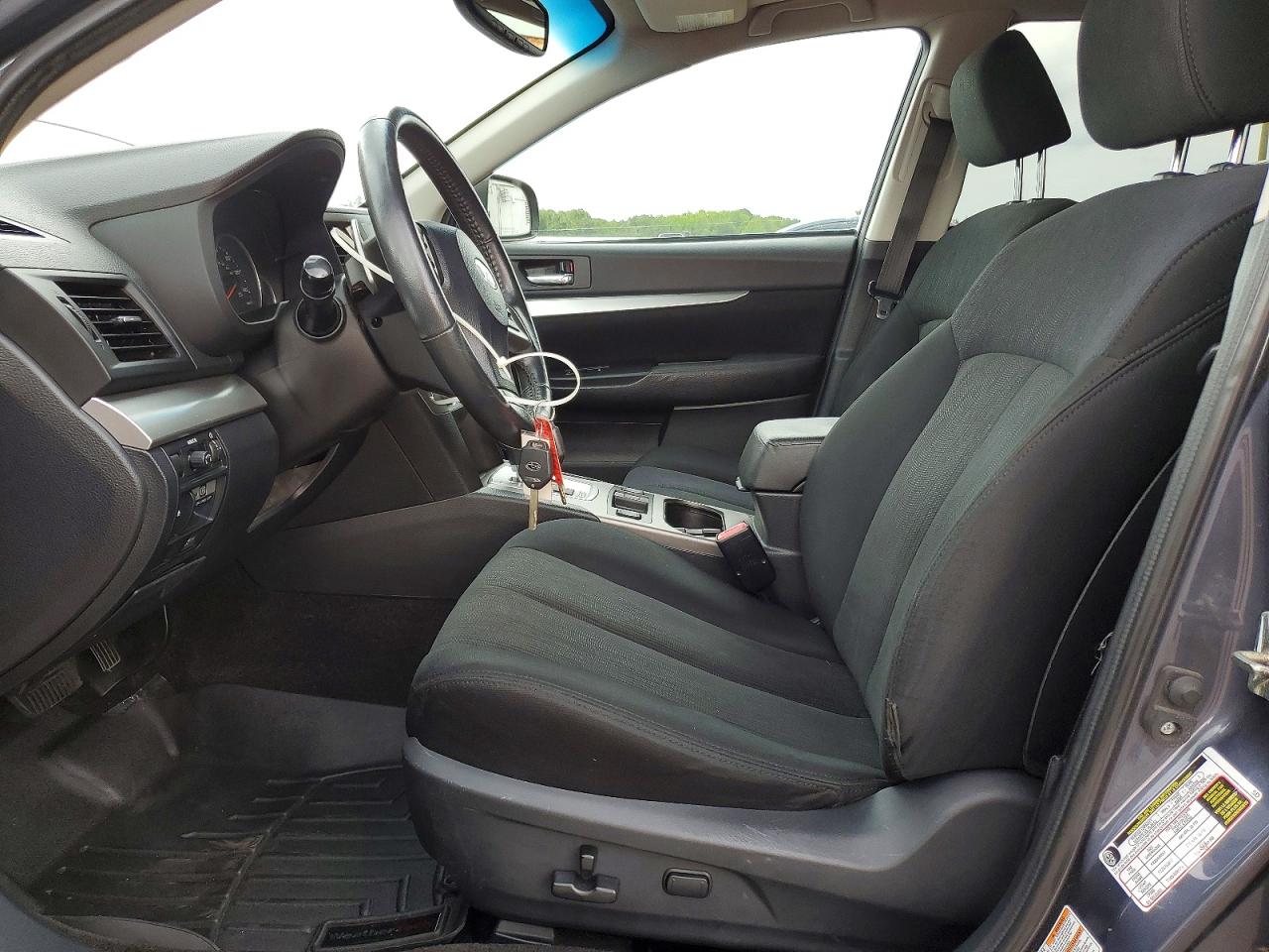 2014 Subaru Outback 2.5i Premium Gray vin: 4S4BRCDC6E3241387