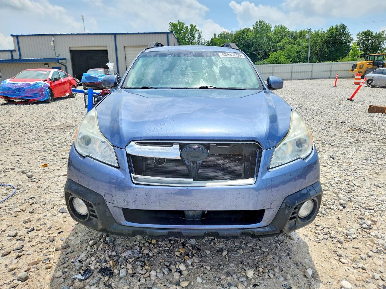 2014 Subaru Outback 2.5i Premium Turquoise vin: 4S4BRCDC6E3278519