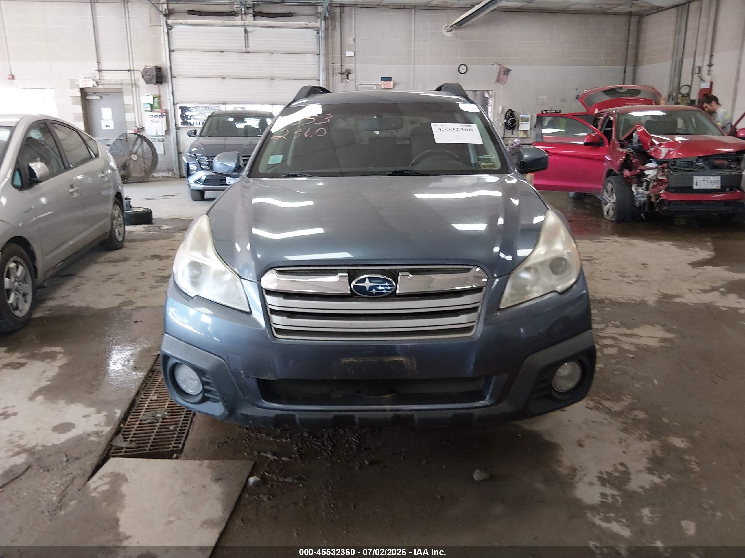 2014 Subaru Outback 2.5i Premium Blue vin: 4S4BRCEC0E3294875