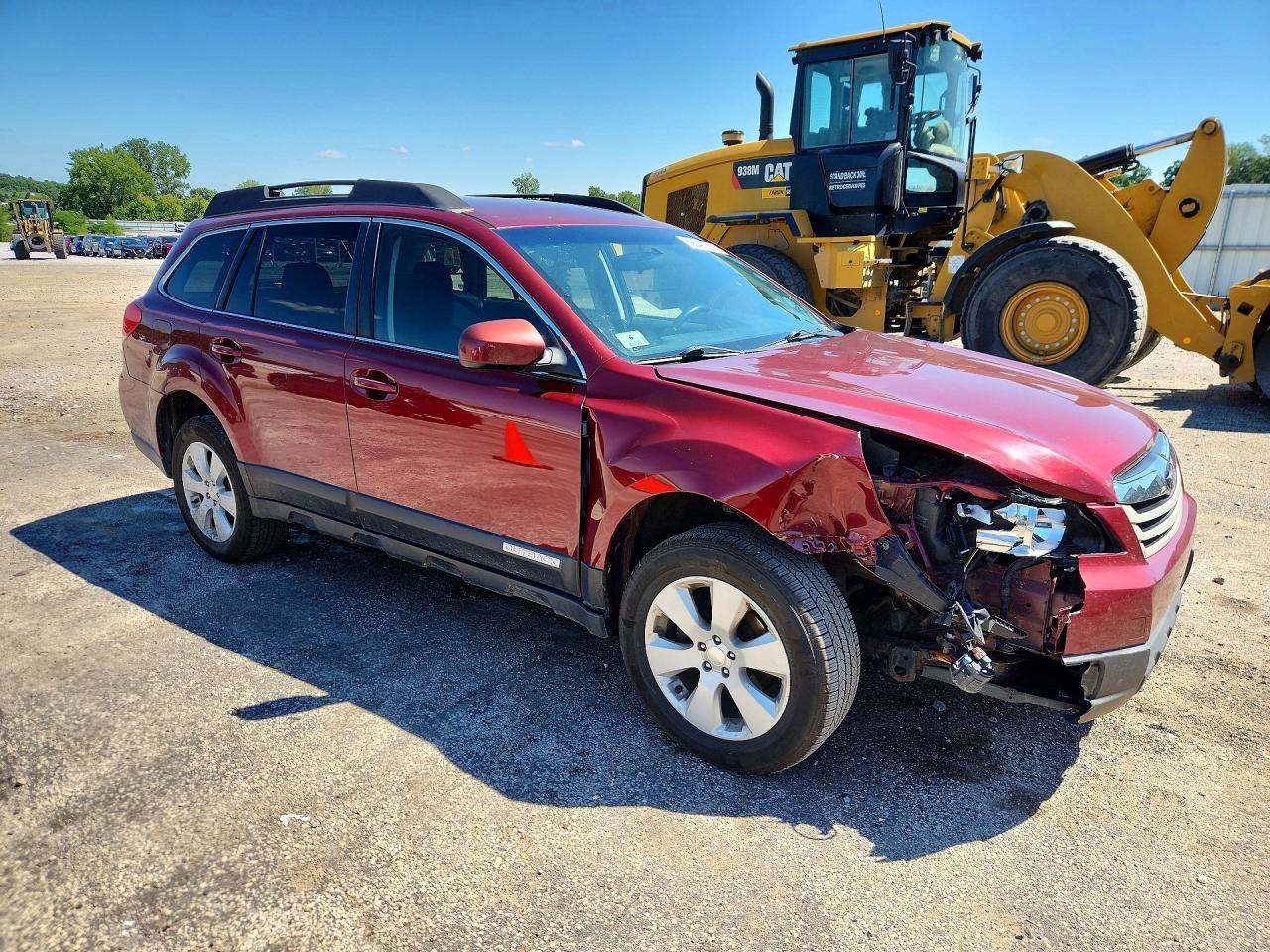 2012 Subaru Outback 2.5i Premium Maroon vin: 4S4BRCFC2C1220445