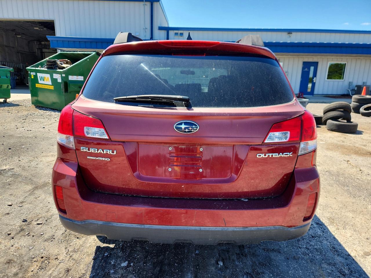 2012 Subaru Outback 2.5i Premium Maroon vin: 4S4BRCFC2C1220445