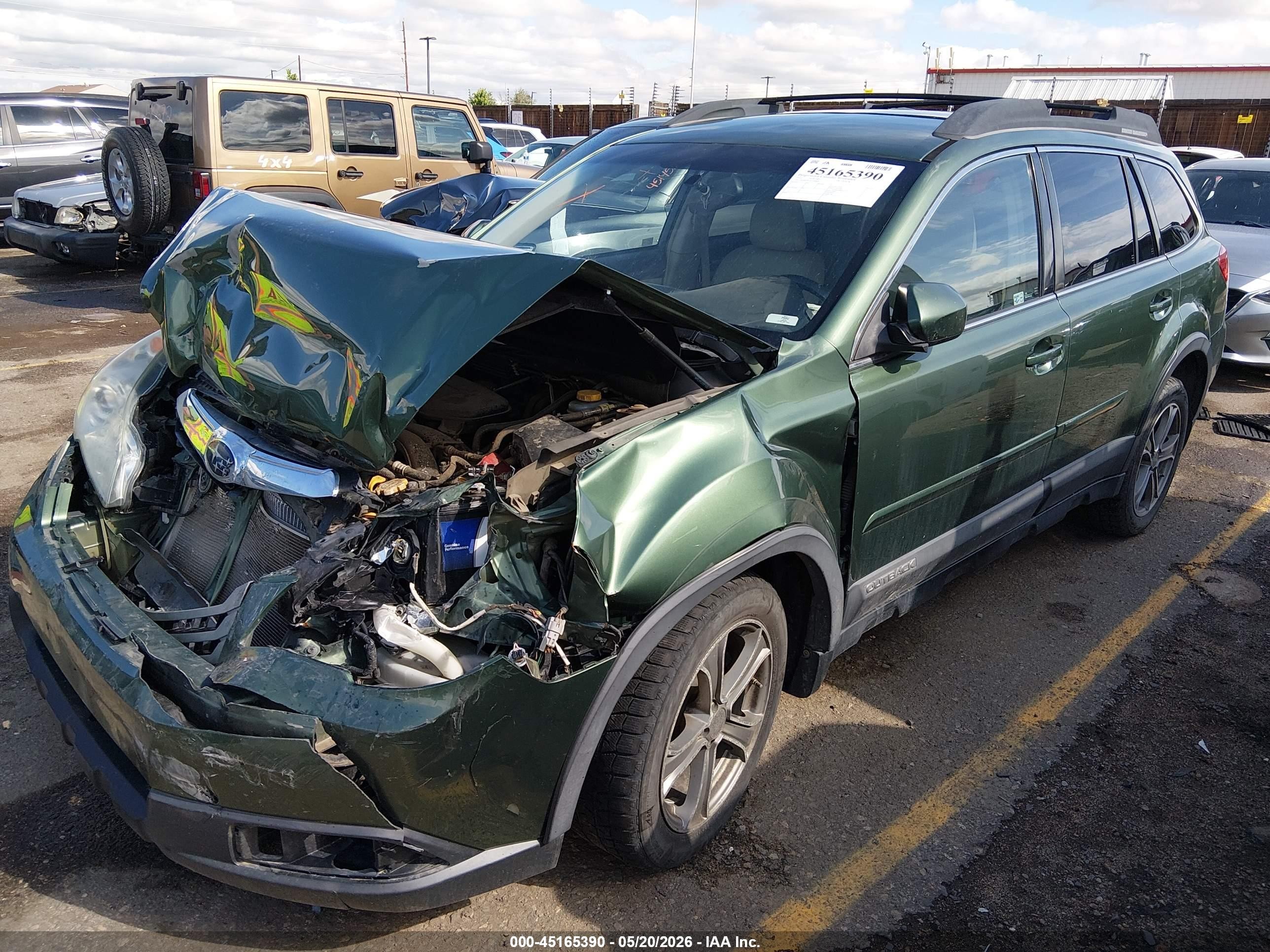 2012 Subaru Outback 2.5i Premium Green vin: 4S4BRCFC4C3280862