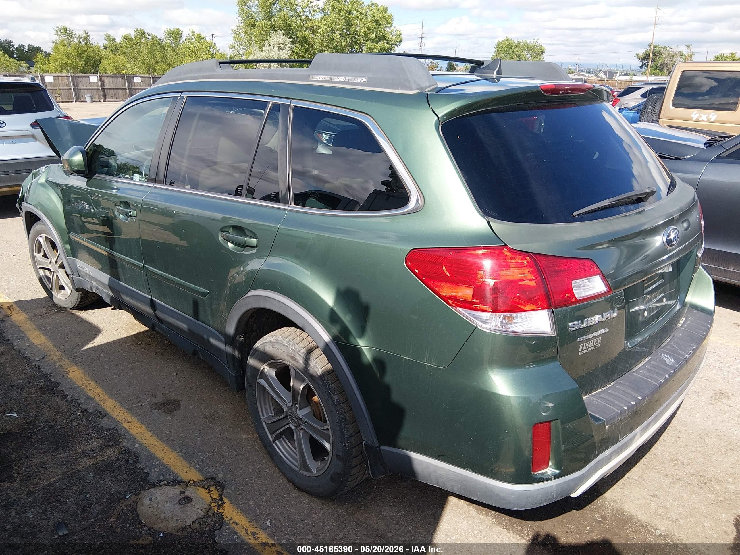 2012 Subaru Outback 2.5i Premium Green vin: 4S4BRCFC4C3280862