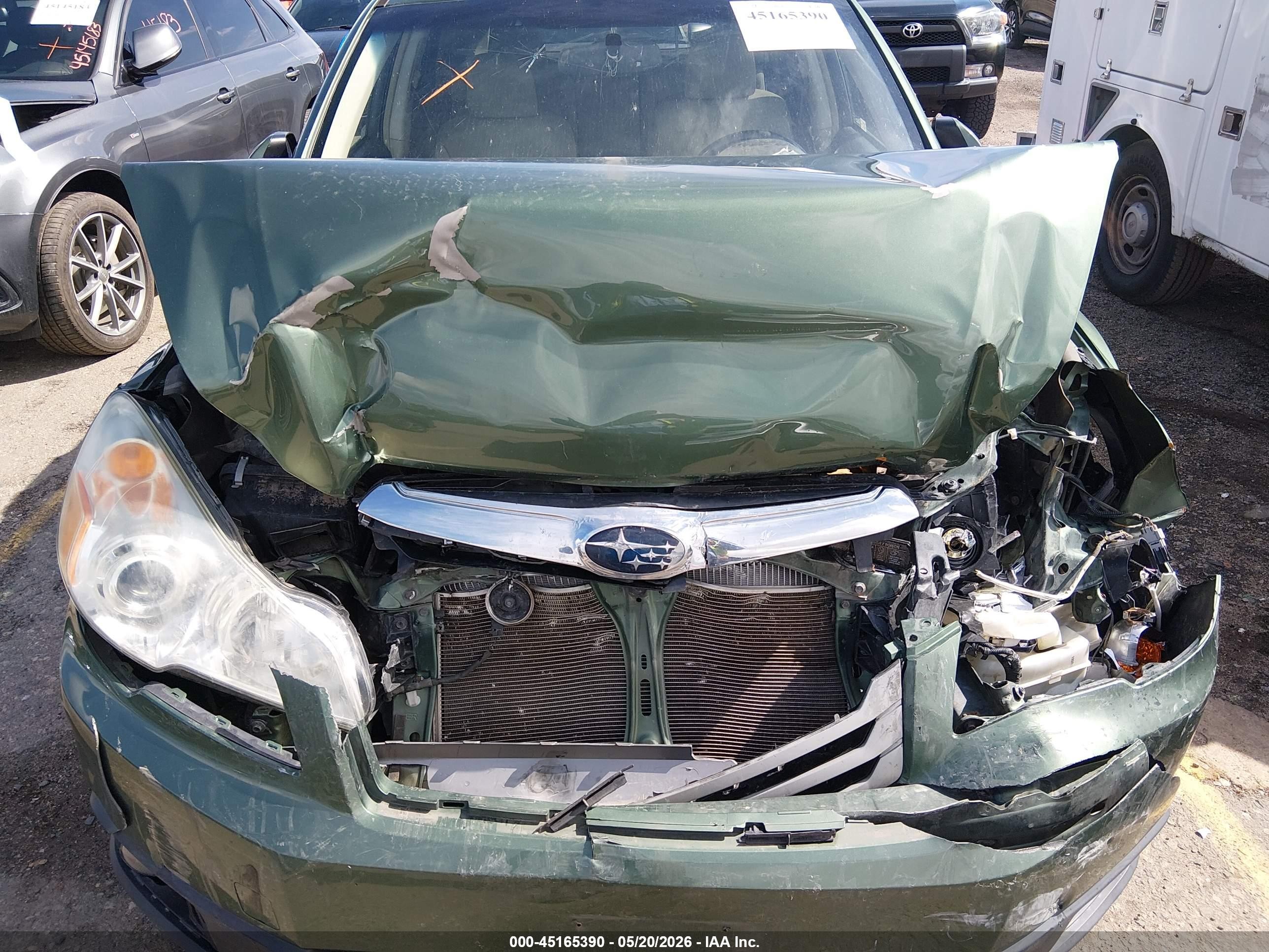 2012 Subaru Outback 2.5i Premium Green vin: 4S4BRCFC4C3280862