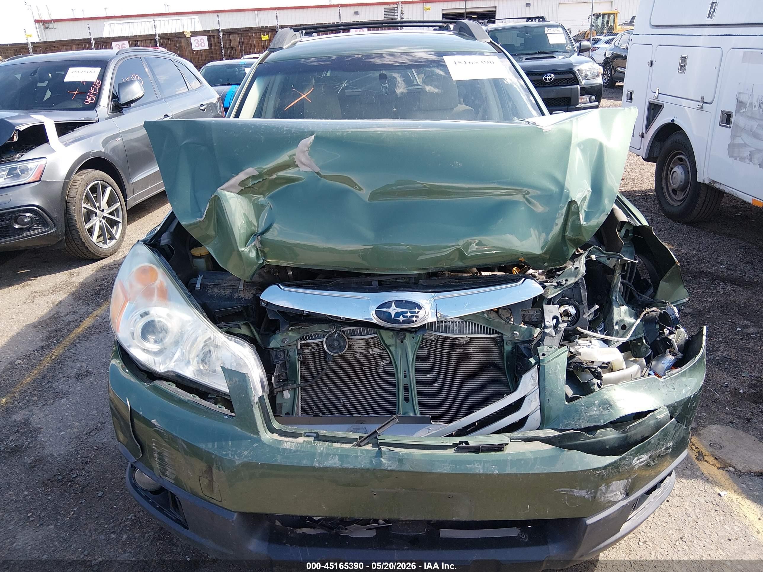 2012 Subaru Outback 2.5i Premium Green vin: 4S4BRCFC4C3280862