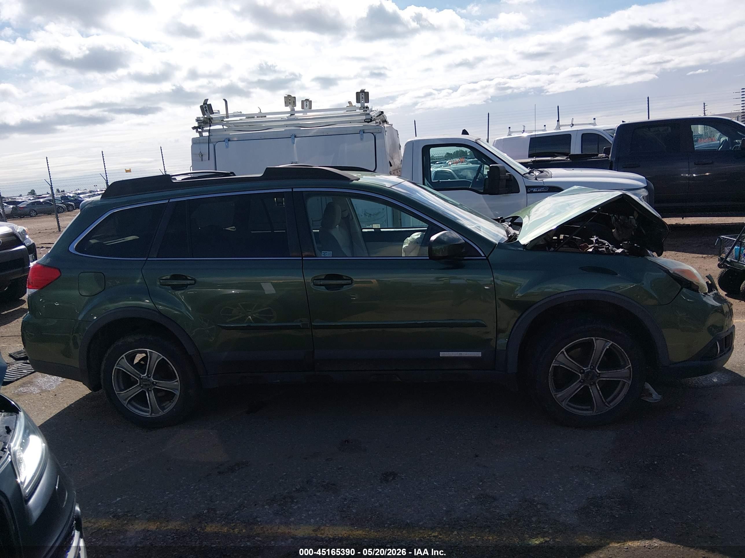 2012 Subaru Outback 2.5i Premium Green vin: 4S4BRCFC4C3280862