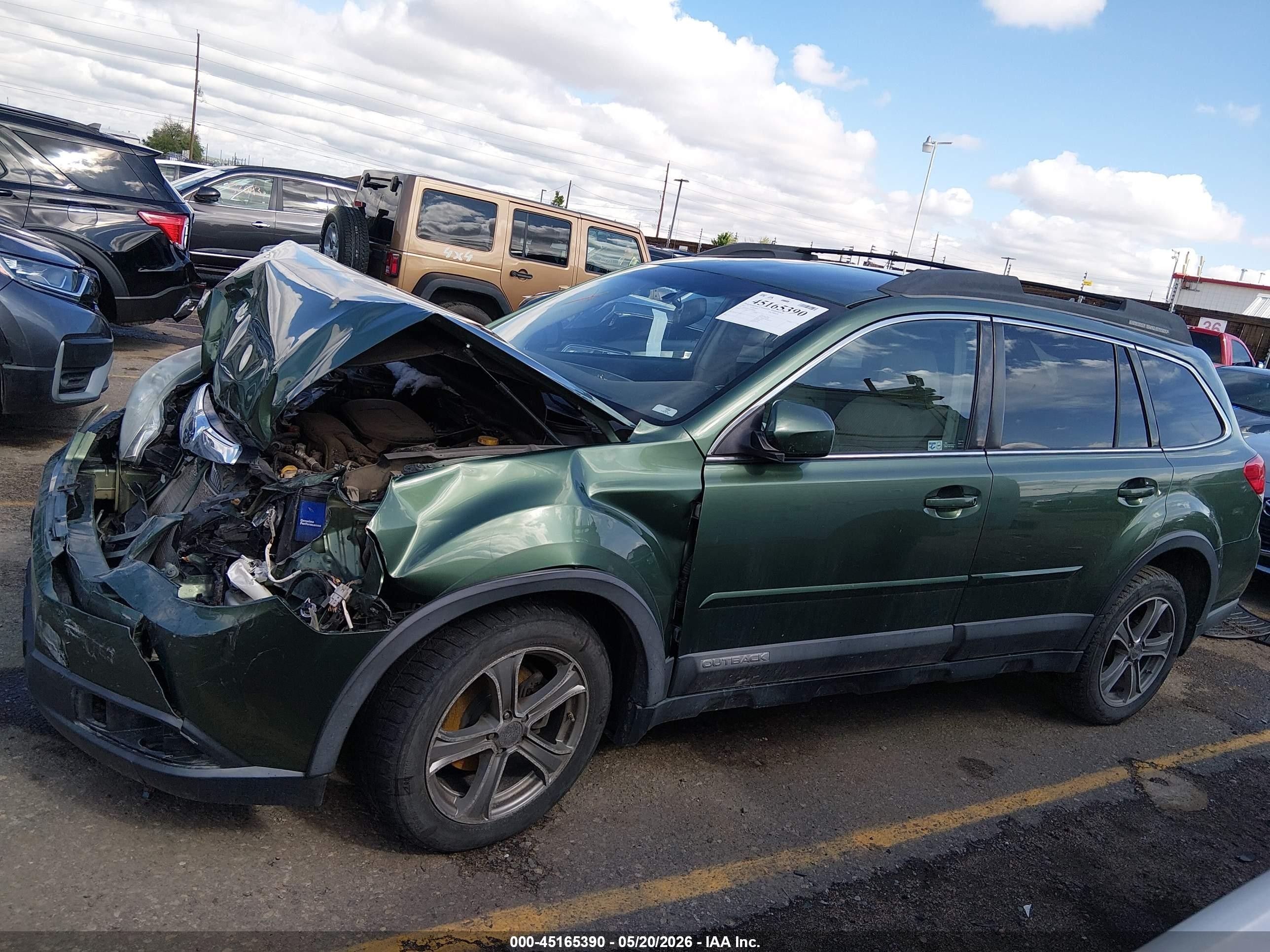 2012 Subaru Outback 2.5i Premium Green vin: 4S4BRCFC4C3280862