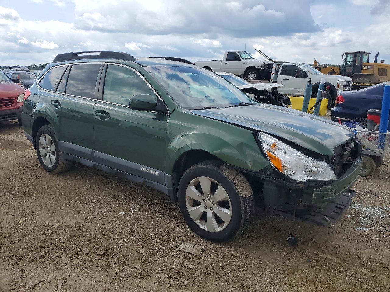 2010 Subaru Outback 2.5i Premium Green vin: 4S4BRCFC9A3318230