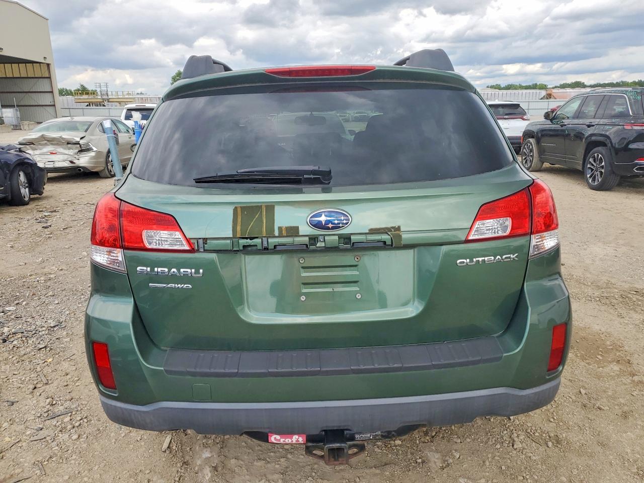 2010 Subaru Outback 2.5i Premium Green vin: 4S4BRCFC9A3318230