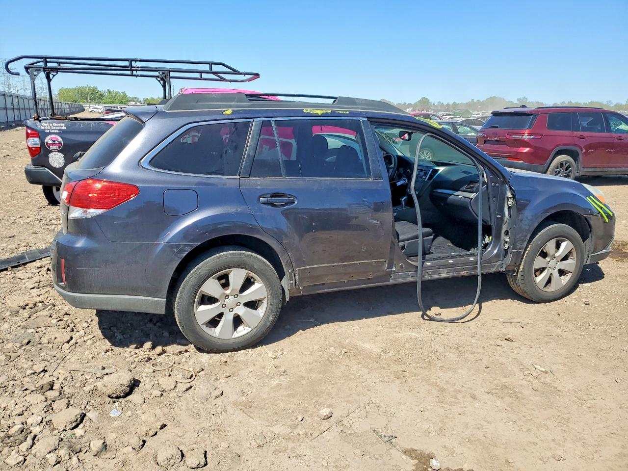 2011 Subaru Outback 2.5i Premium Угольный vin: 4S4BRCGC0B3351844