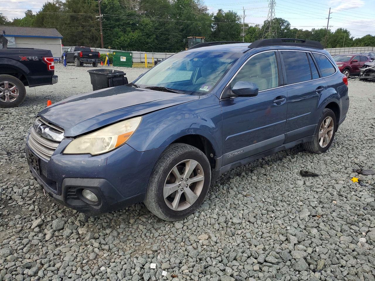 2013 Subaru Outback 2.5i Premium Blue vin: 4S4BRCGC0D3252931