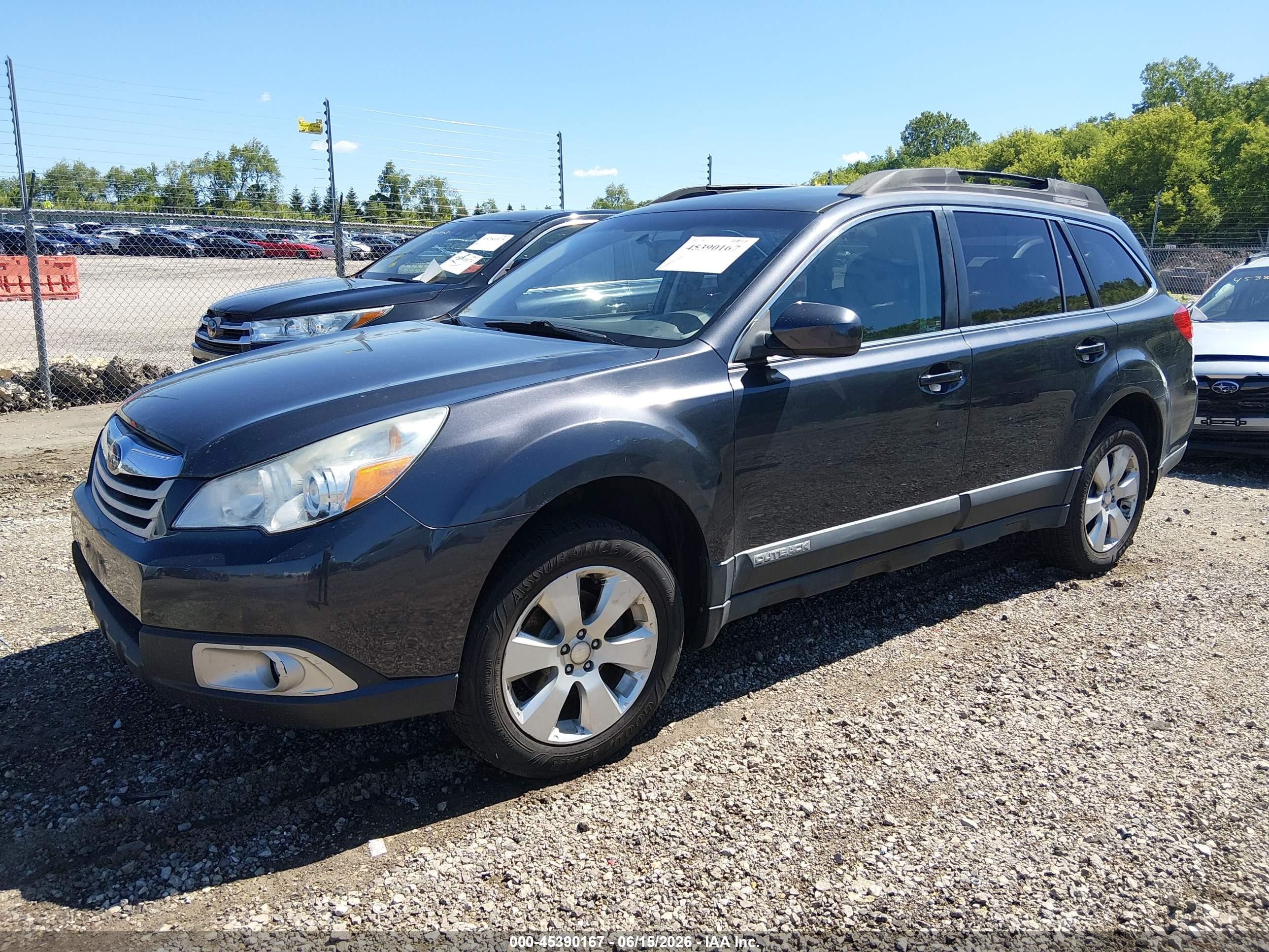 2011 Subaru Outback 2.5i Premium Gray vin: 4S4BRCGC1B3331151