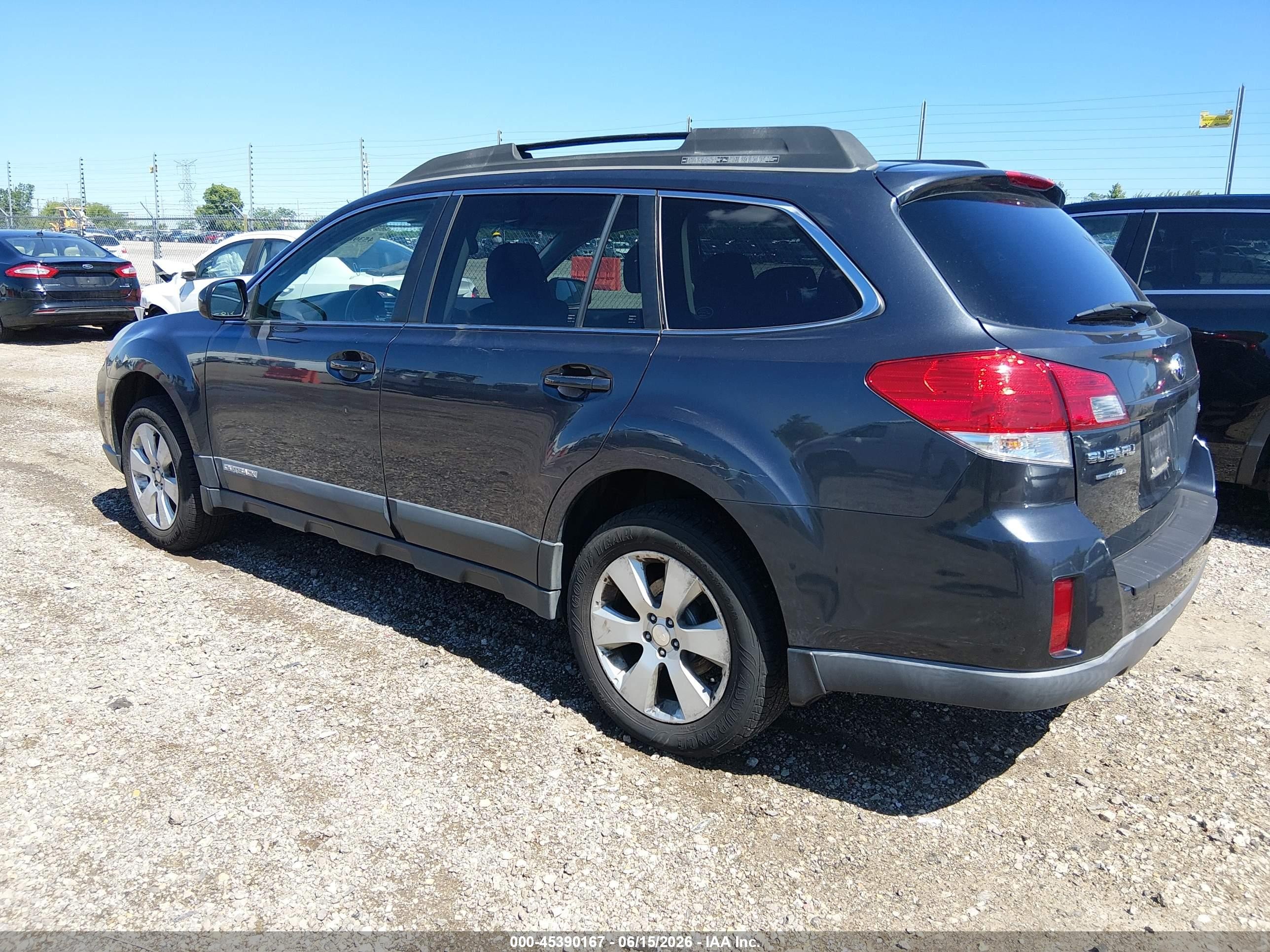 2011 Subaru Outback 2.5i Premium Gray vin: 4S4BRCGC1B3331151