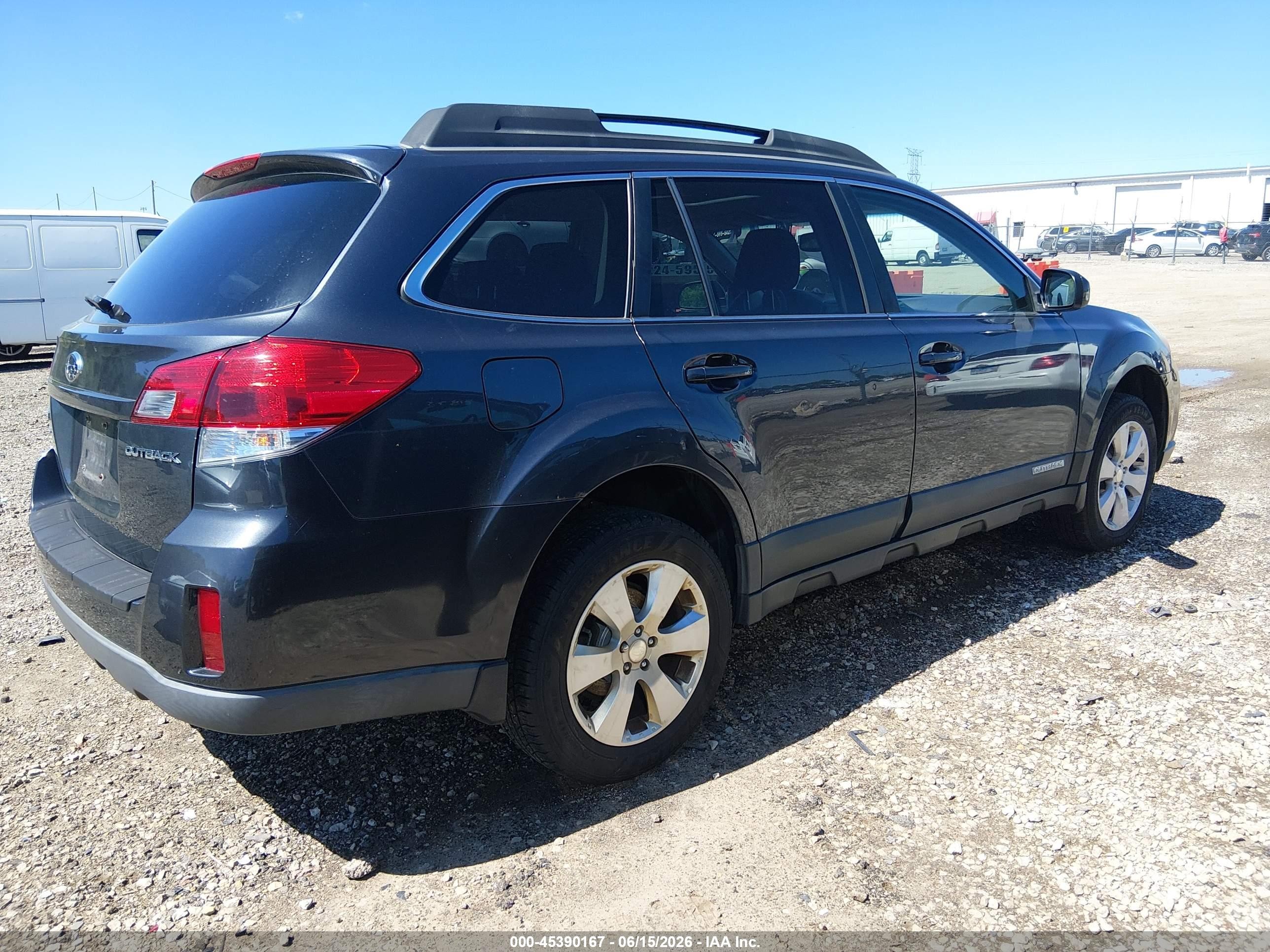 2011 Subaru Outback 2.5i Premium Gray vin: 4S4BRCGC1B3331151