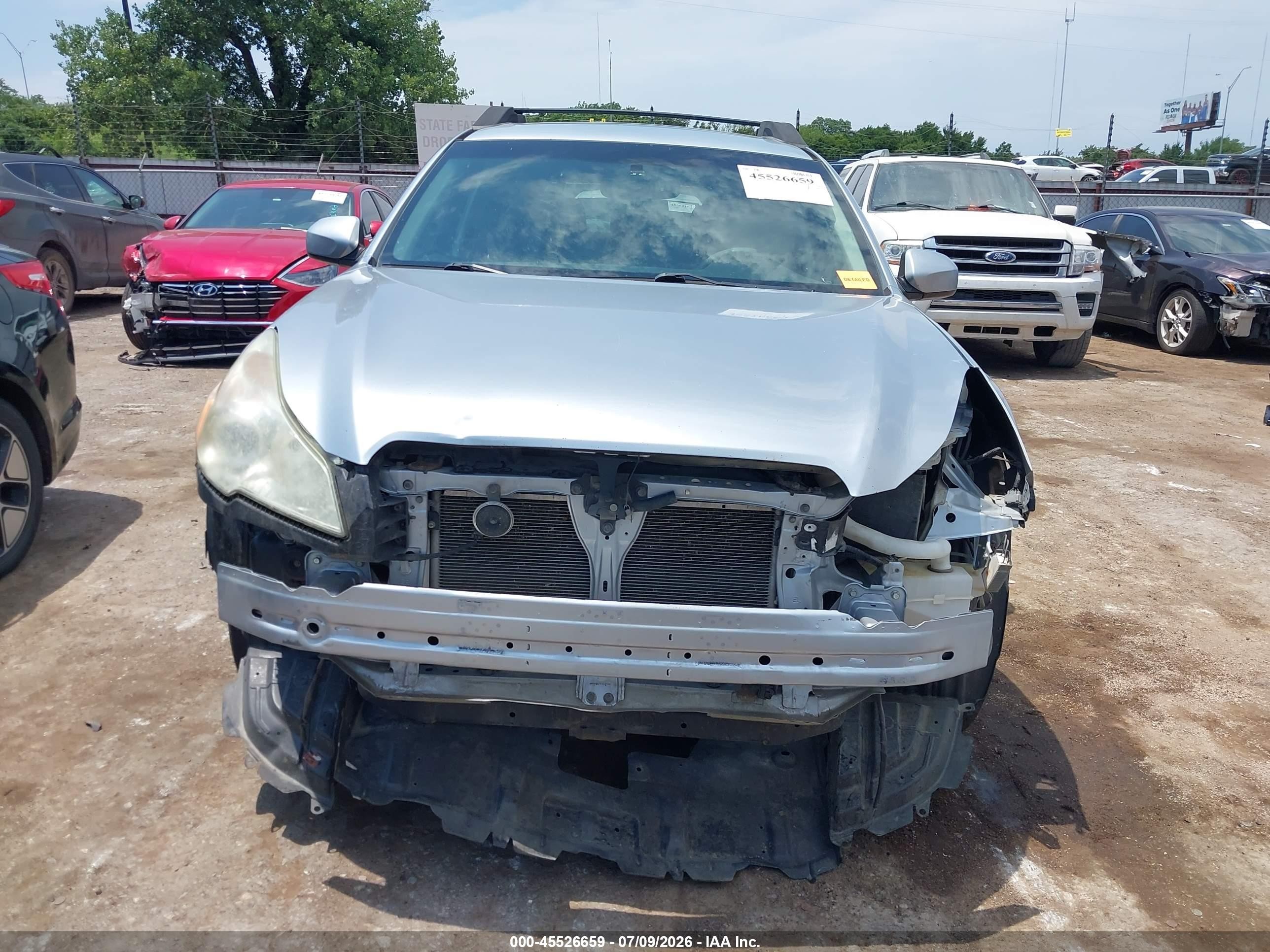 2012 Subaru Outback 2.5i Premium Silver vin: 4S4BRCGC1C3266948