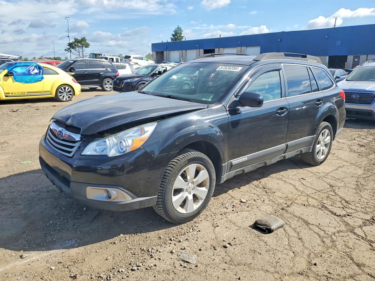 2012 Subaru Outback 2.5i Premium Black vin: 4S4BRCGC1C3298783