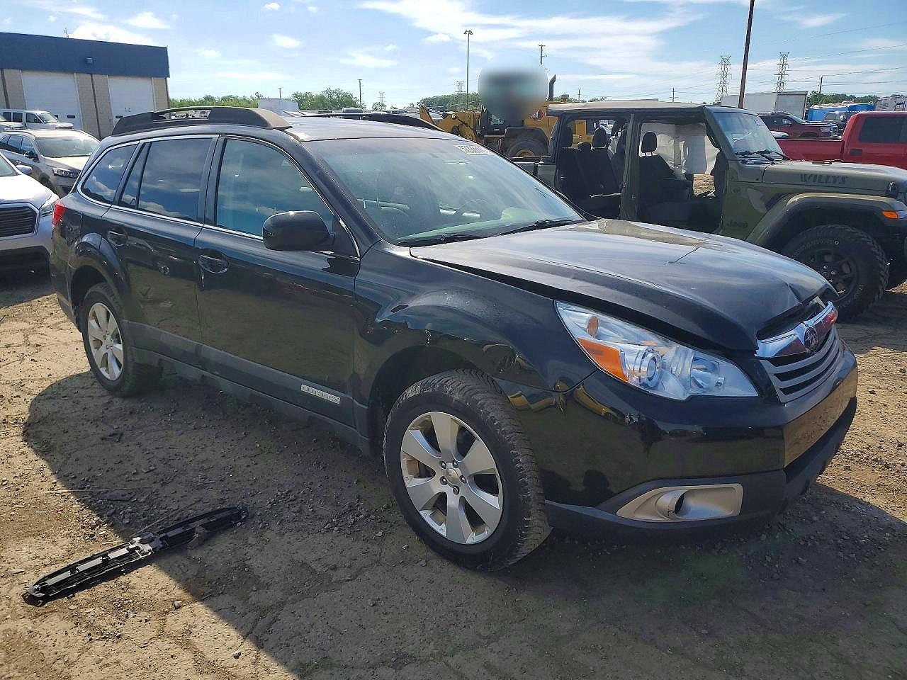 2012 Subaru Outback 2.5i Premium Black vin: 4S4BRCGC1C3298783