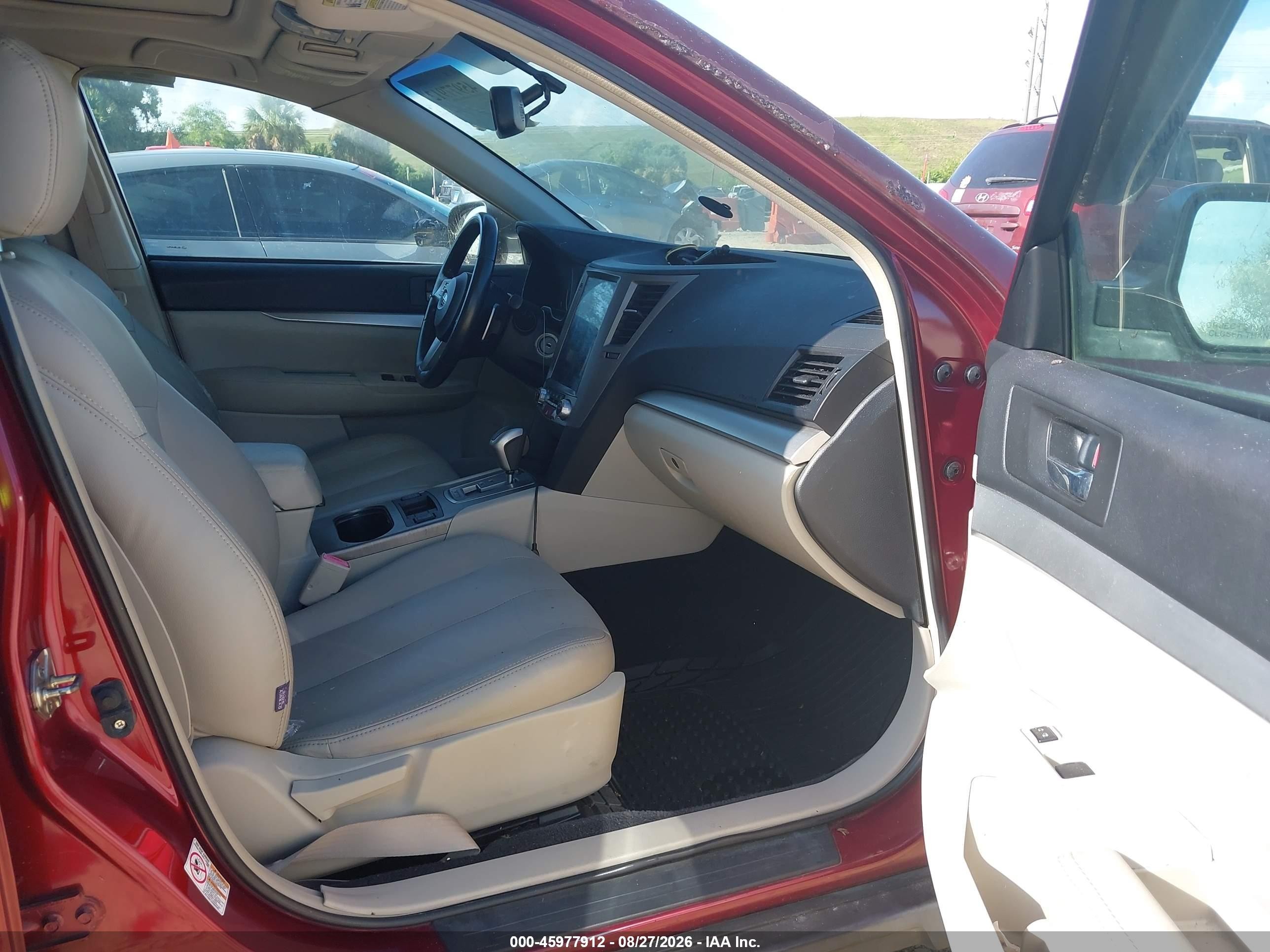 2011 Subaru Outback 2.5i Premium Maroon vin: 4S4BRCGC2B3384022