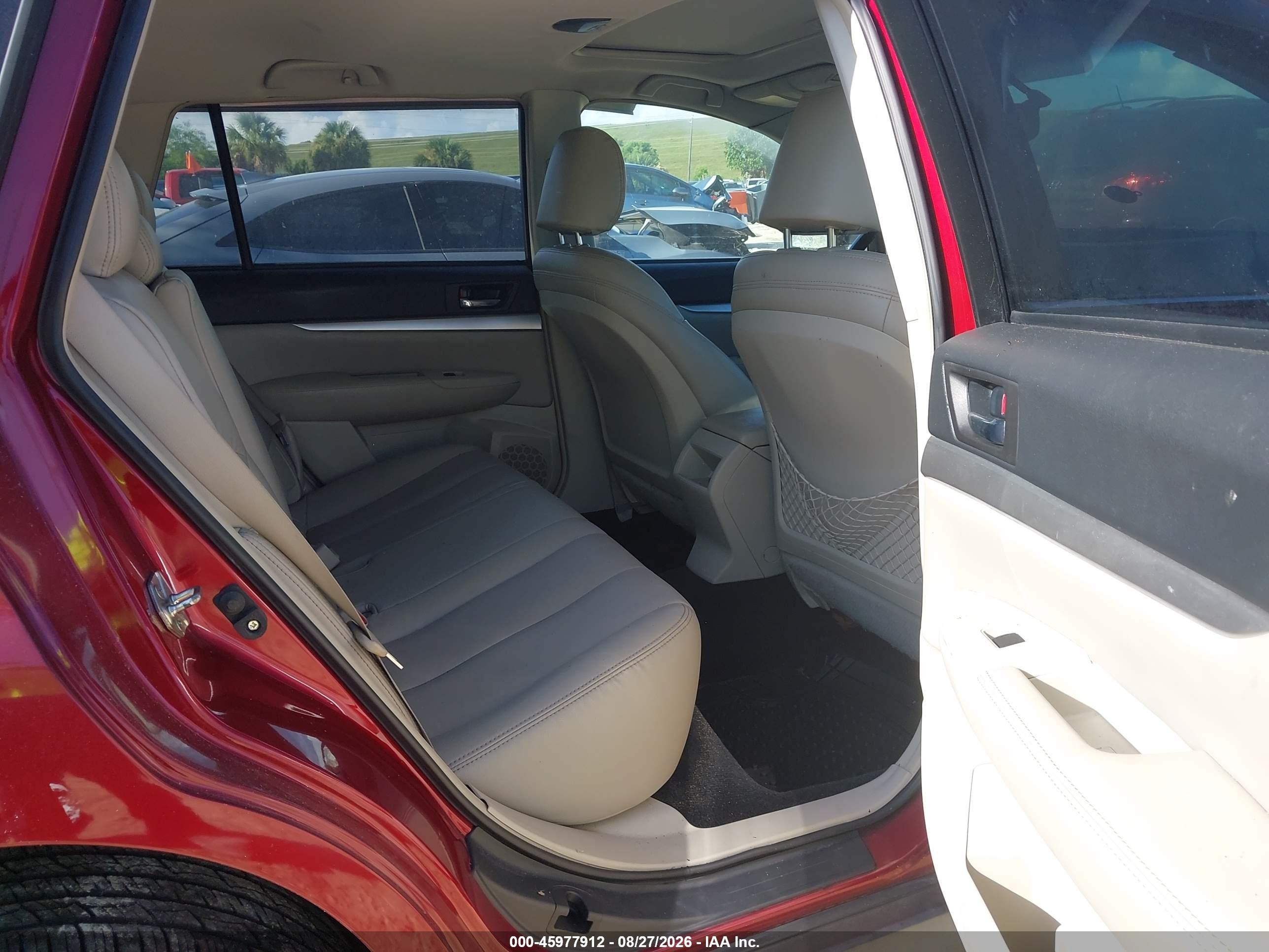 2011 Subaru Outback 2.5i Premium Maroon vin: 4S4BRCGC2B3384022