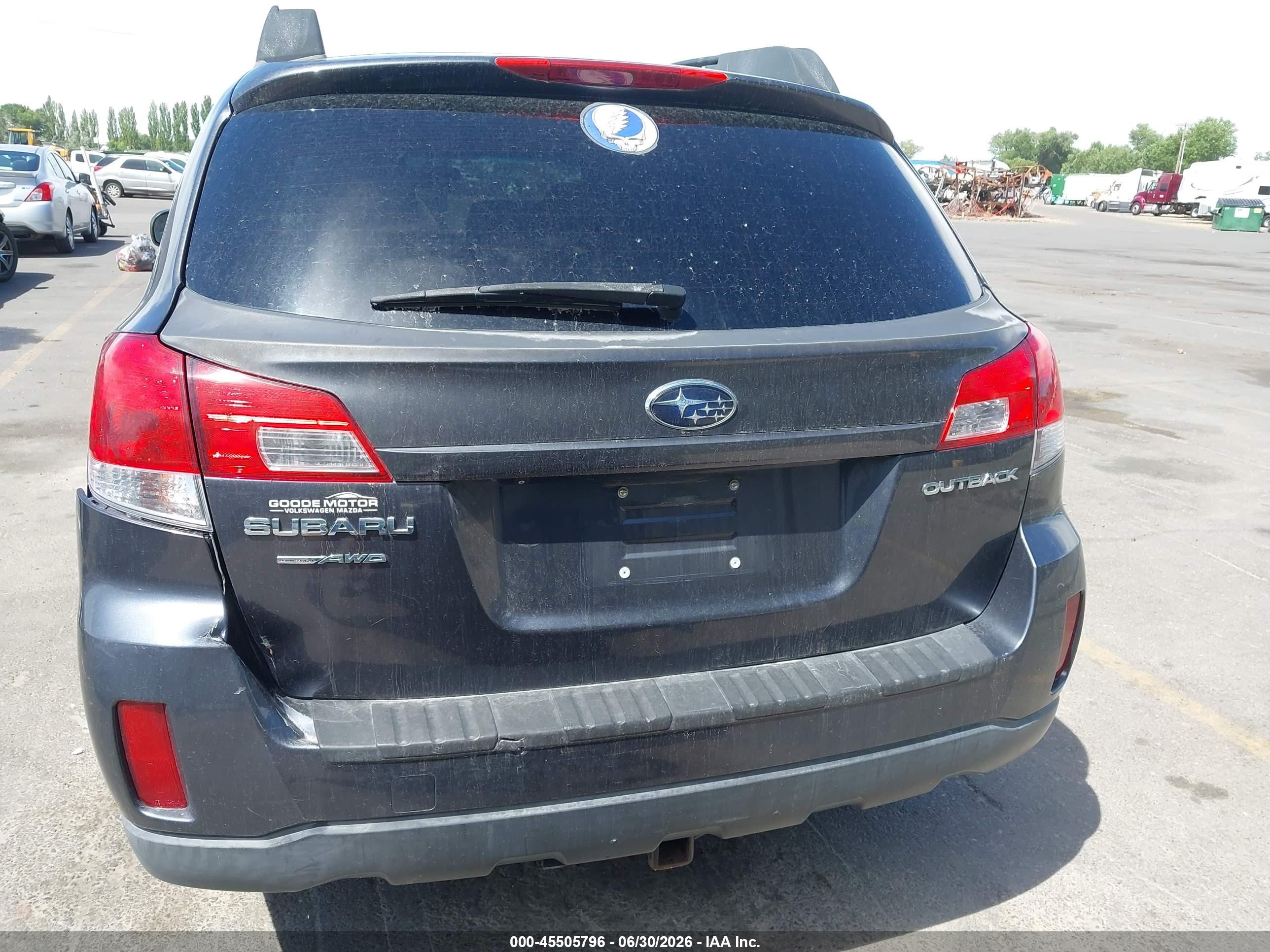 2011 Subaru Outback 2.5i Premium Gray vin: 4S4BRCGC3B3380769