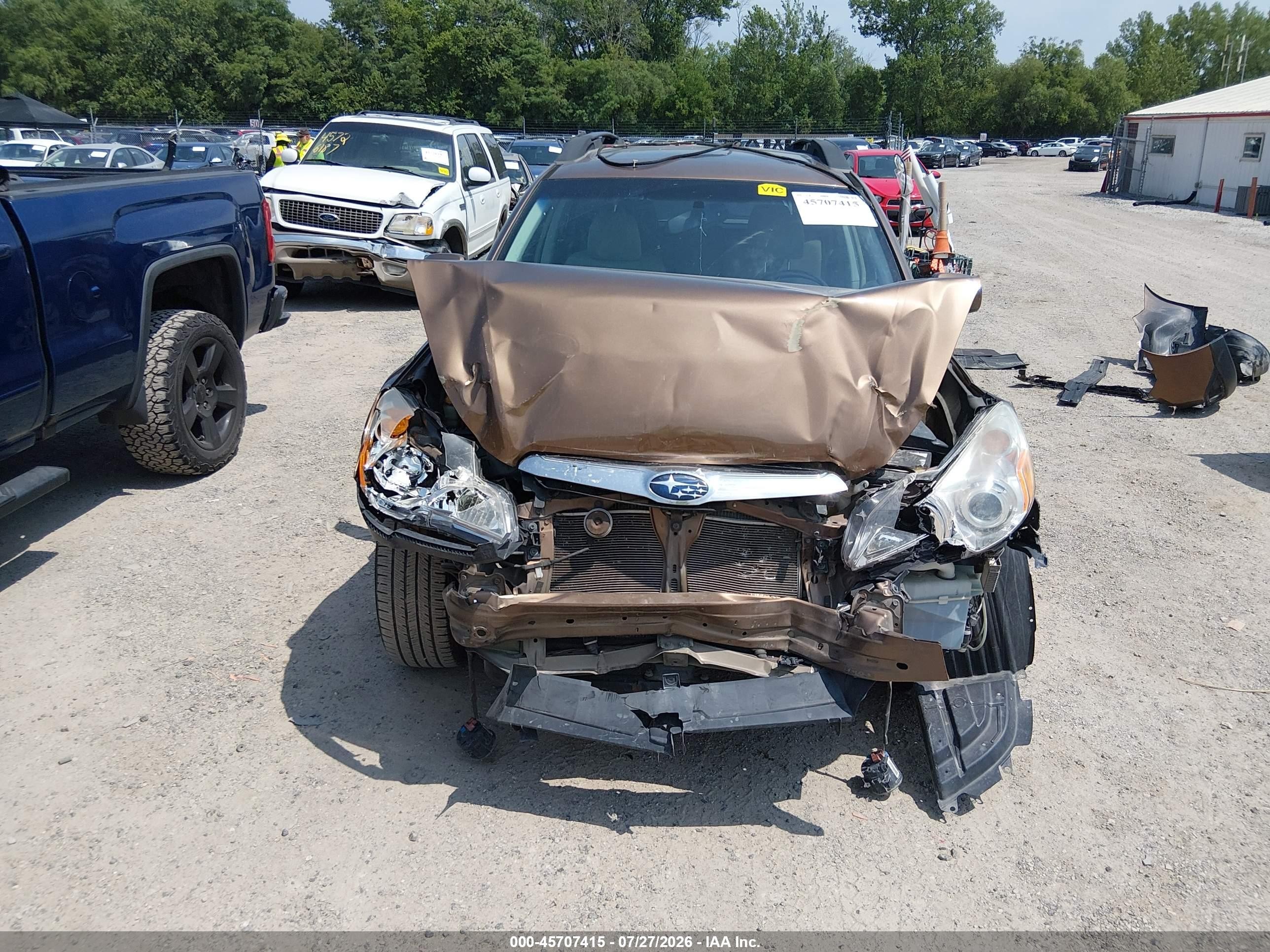 2011 Subaru Outback 2.5i Premium Brown vin: 4S4BRCGC3B3432949