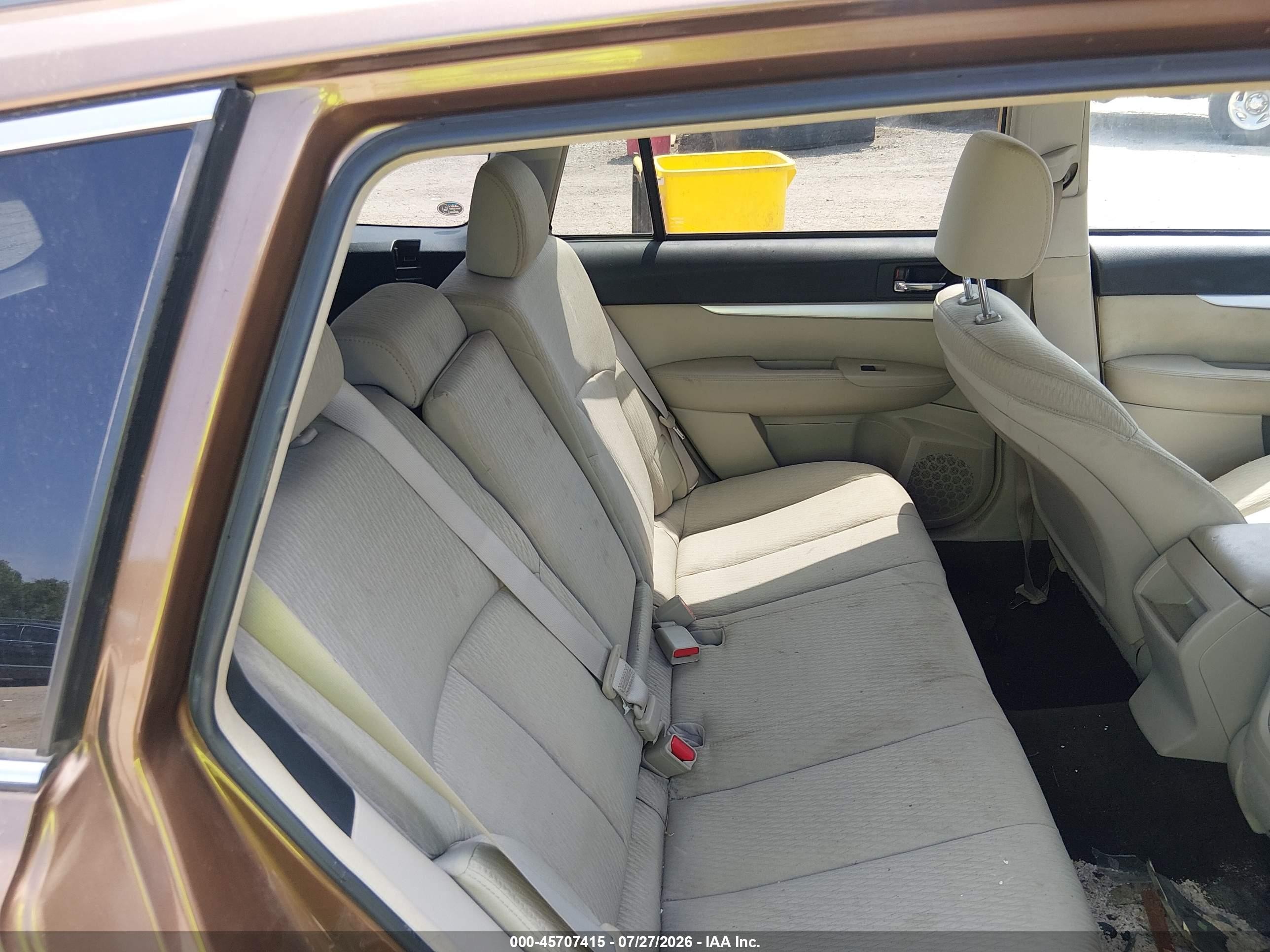 2011 Subaru Outback 2.5i Premium Brown vin: 4S4BRCGC3B3432949