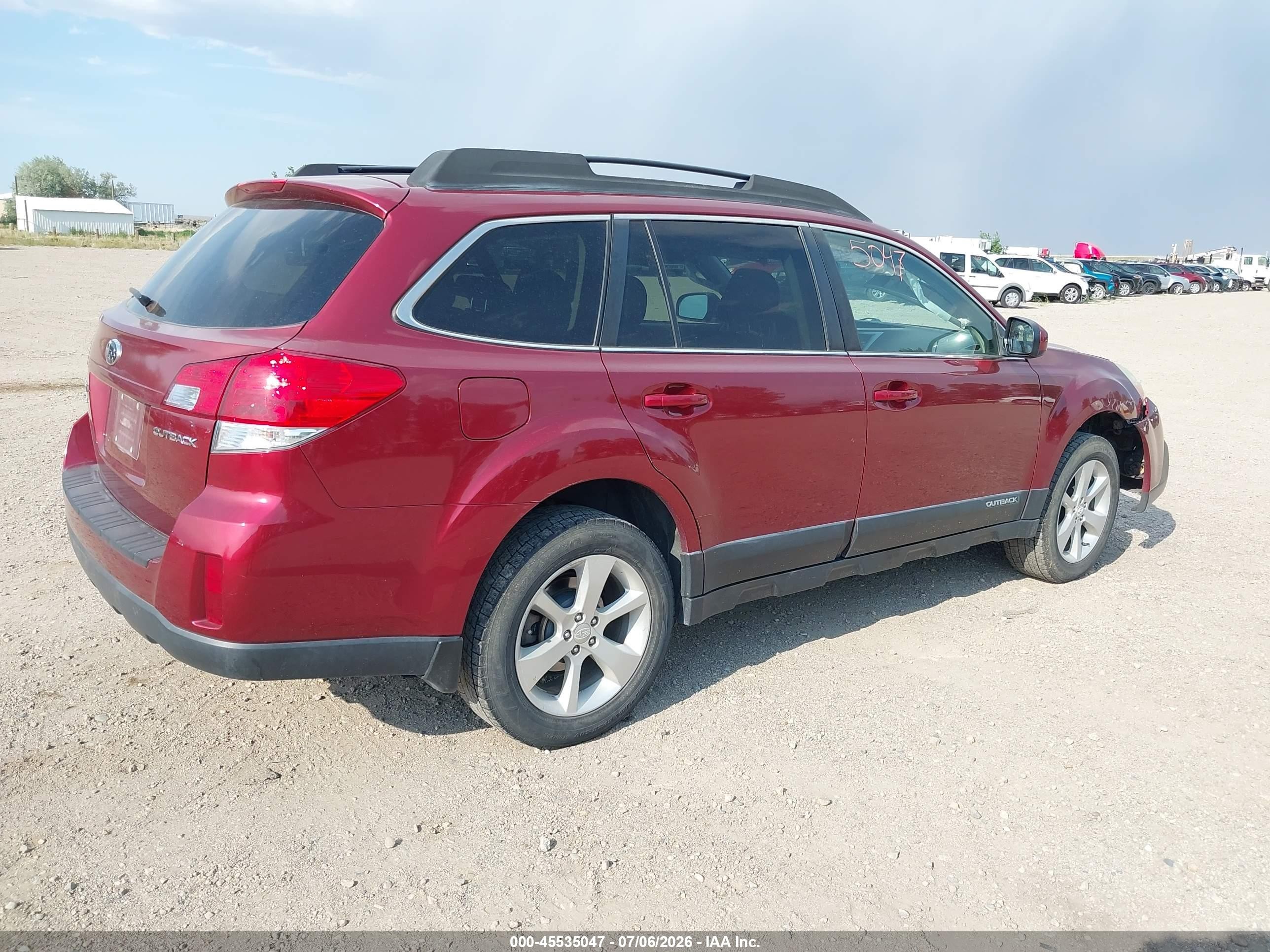 2013 Subaru Outback 2.5i Premium Maroon vin: 4S4BRCGC3D3270193