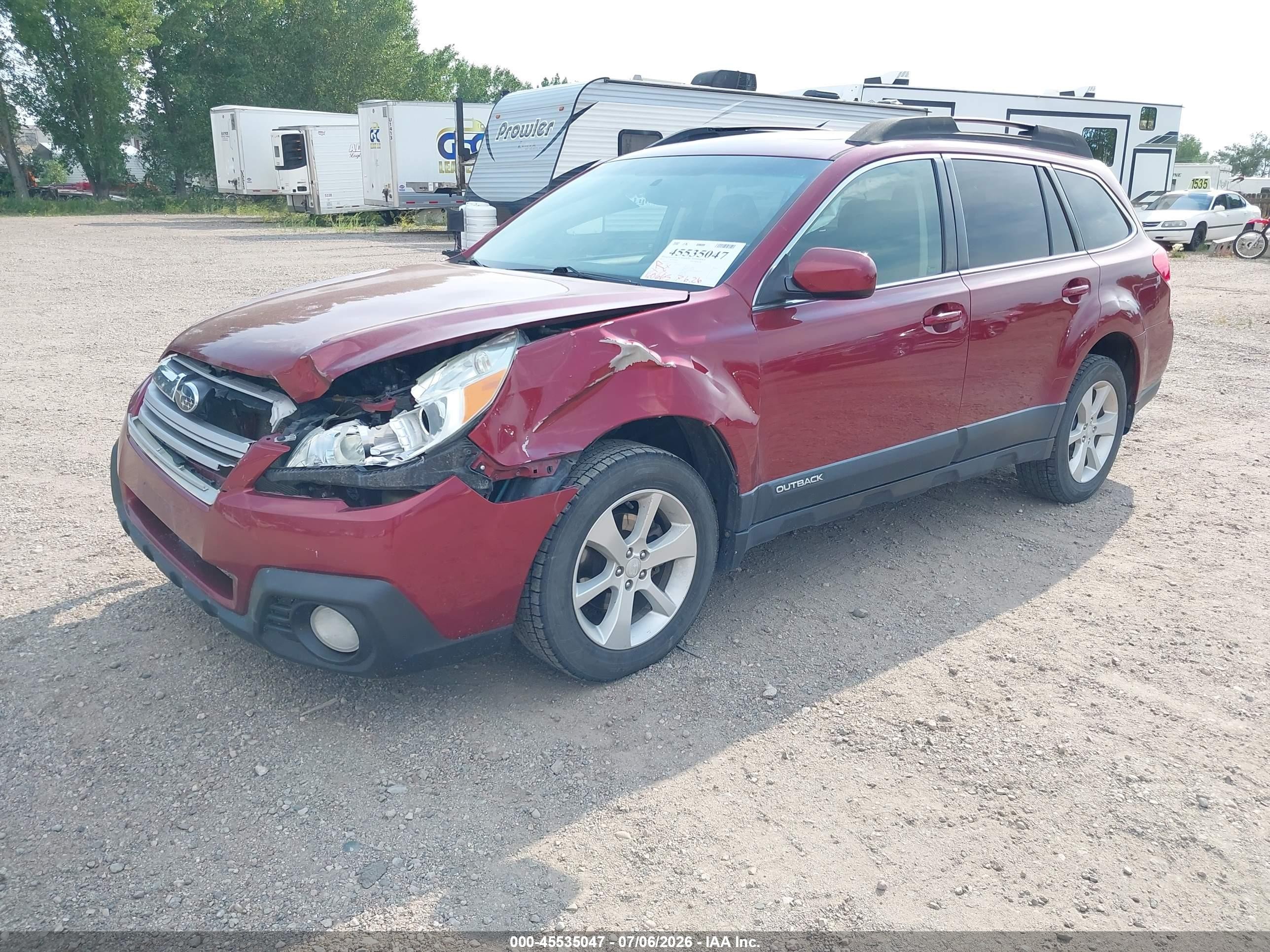 2013 Subaru Outback 2.5i Premium Maroon vin: 4S4BRCGC3D3270193