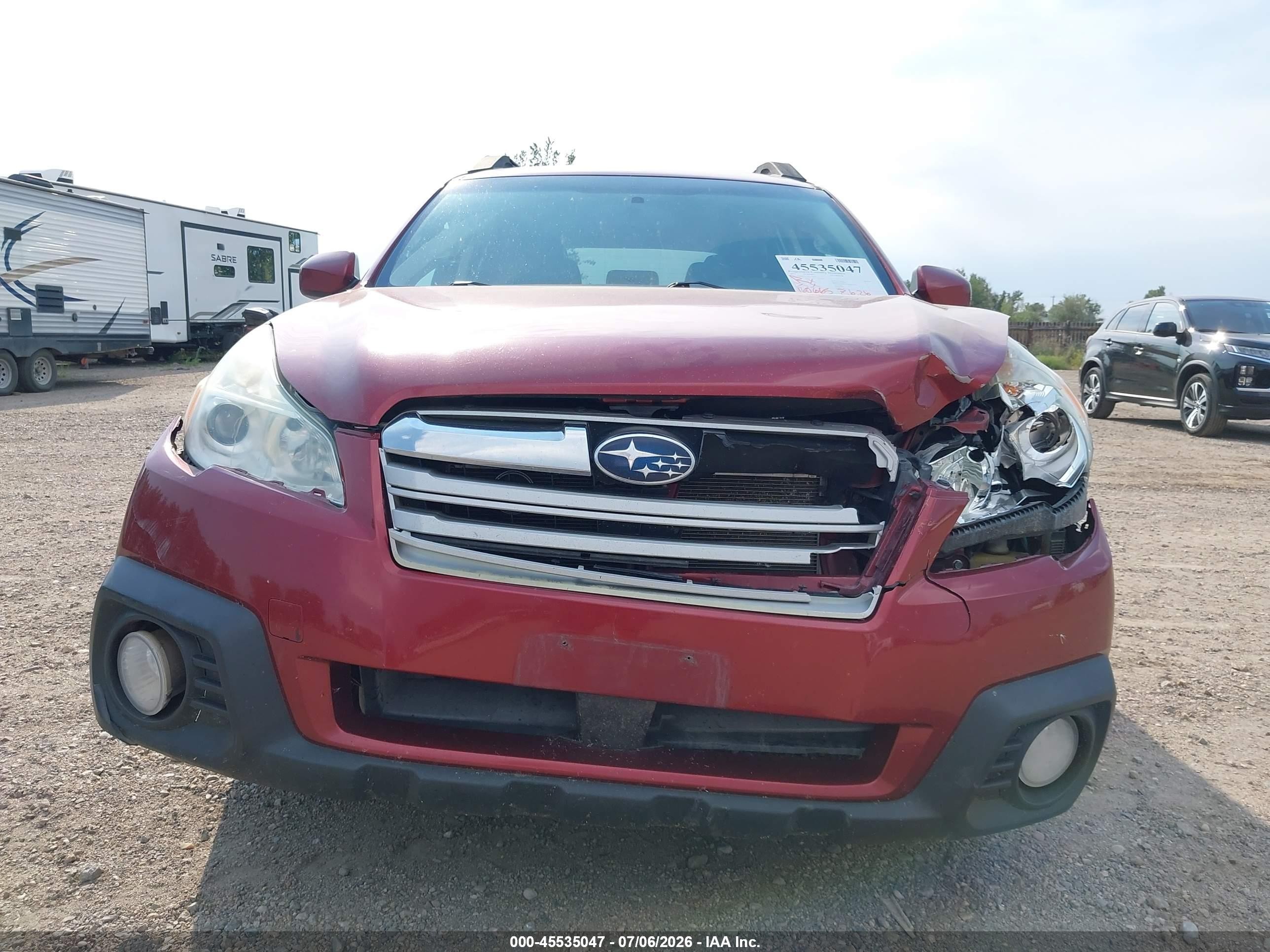 2013 Subaru Outback 2.5i Premium Maroon vin: 4S4BRCGC3D3270193